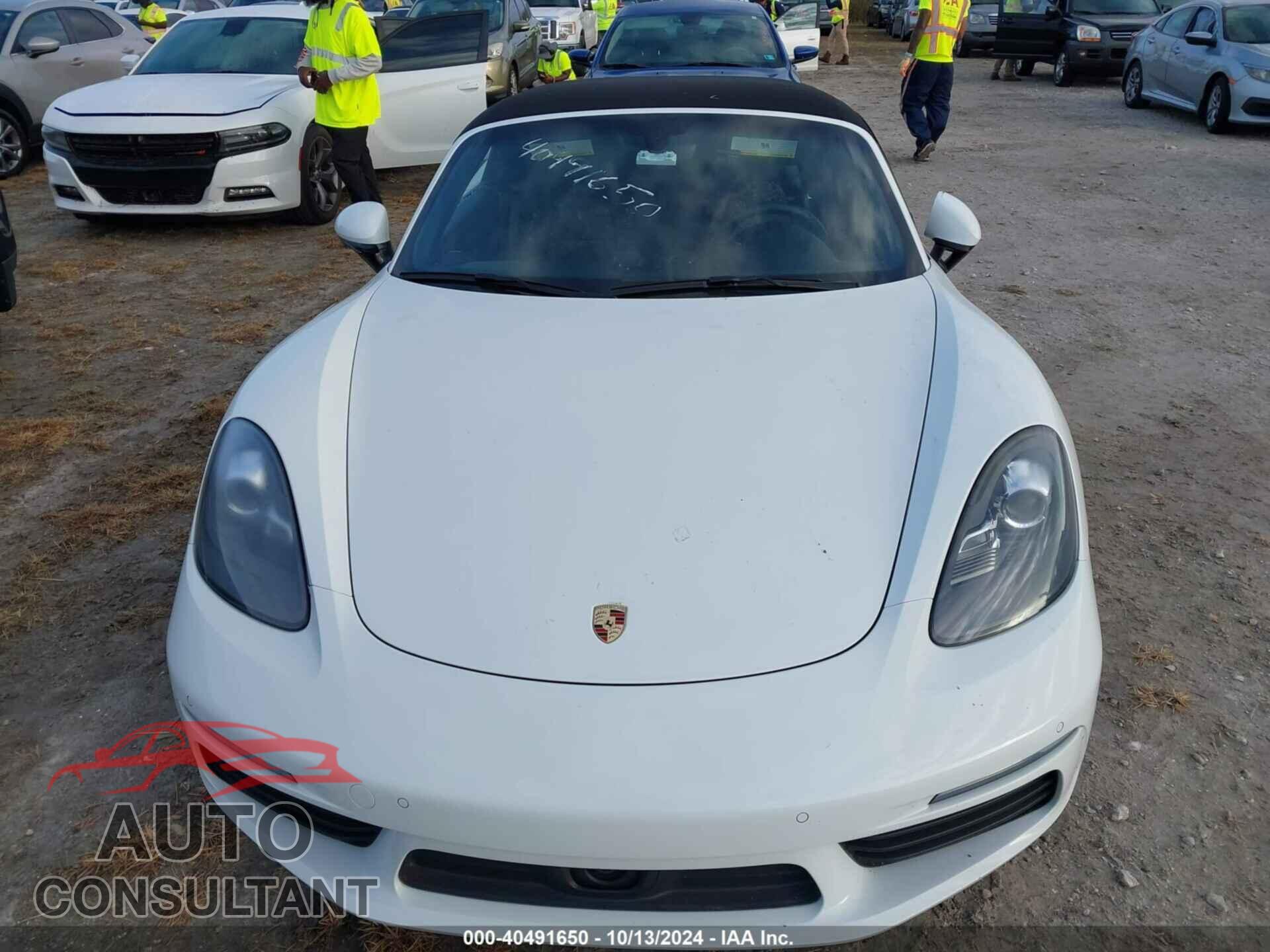 PORSCHE 718 BOXSTER 2018 - WP0CB2A85JS228458