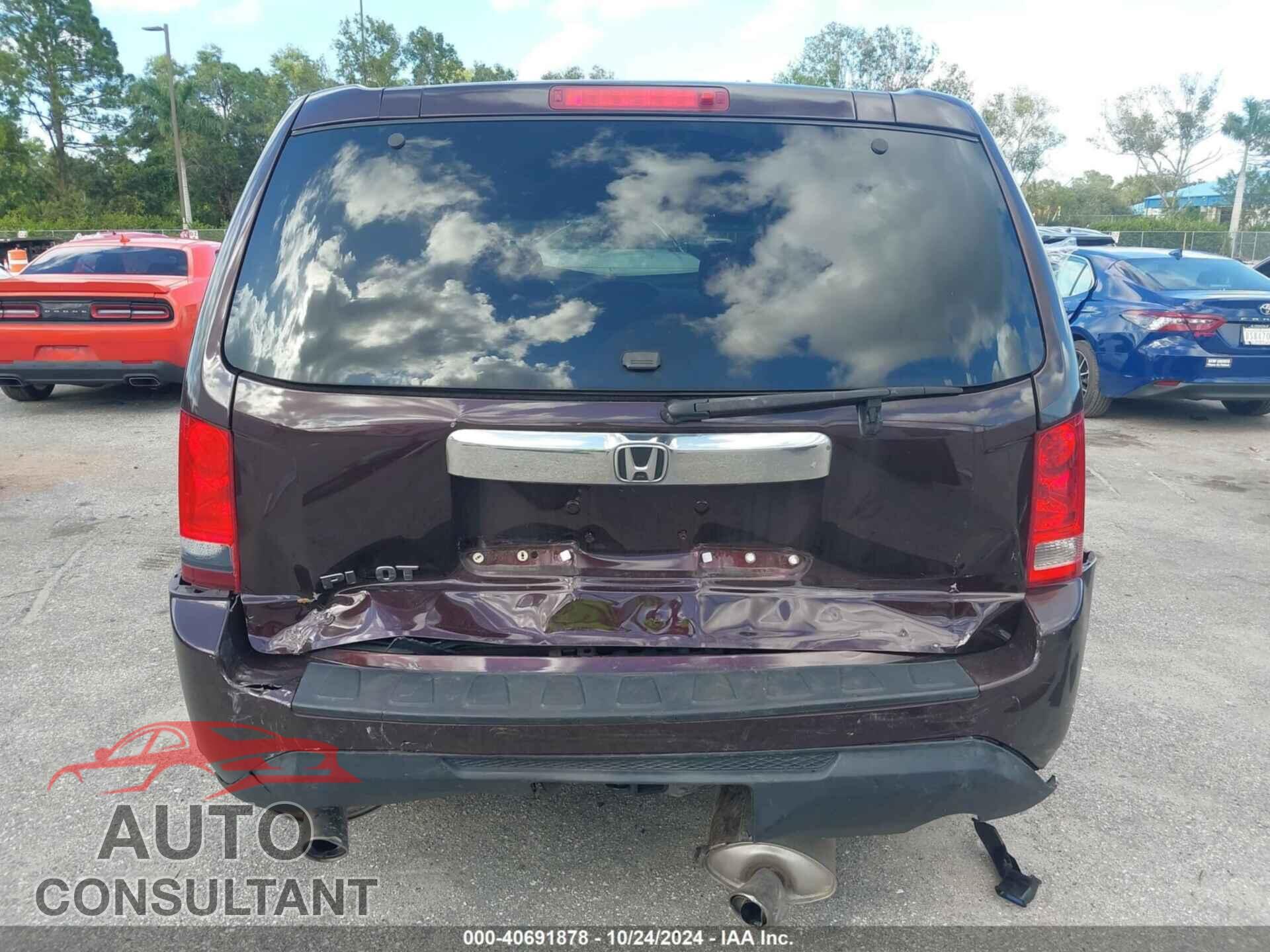 HONDA PILOT 2013 - 5FNYF3H60DB024964