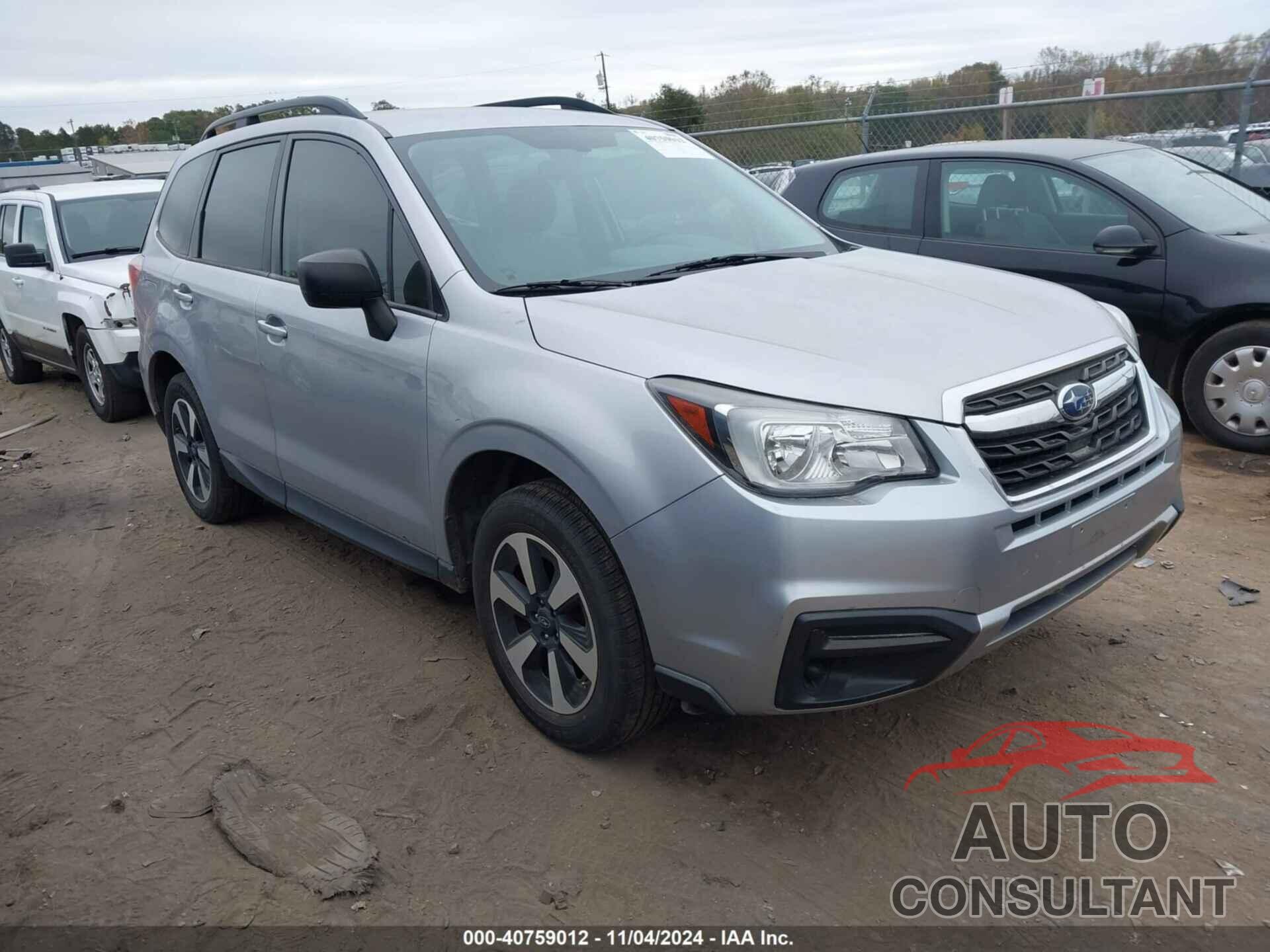 SUBARU FORESTER 2018 - JF2SJABC9JH611796