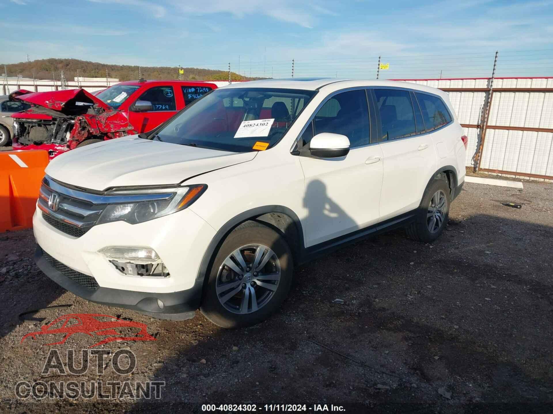 HONDA PILOT 2017 - 5FNYF6H85HB054258