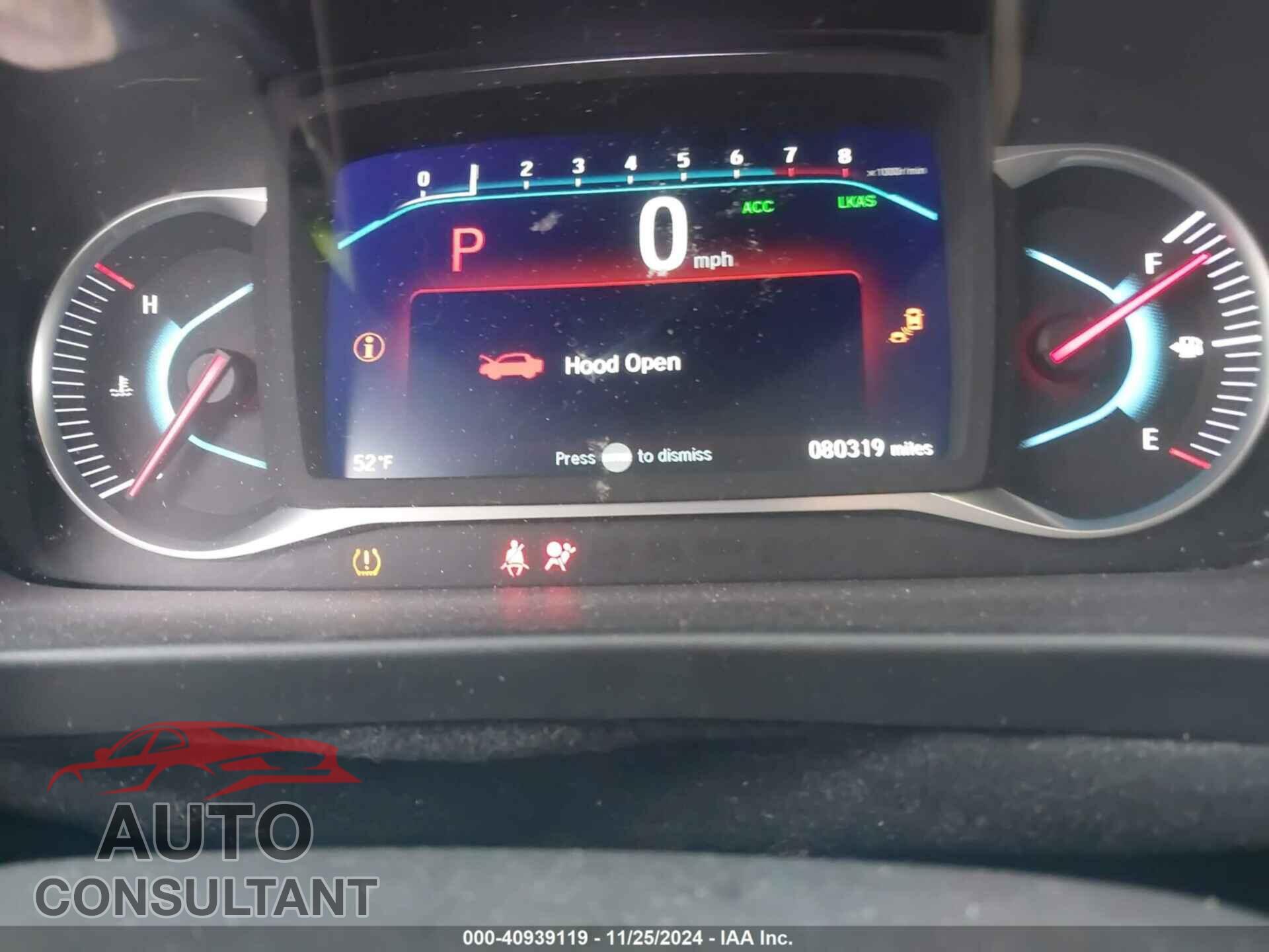 HONDA PILOT 2019 - 5FNYF6H09KB026688