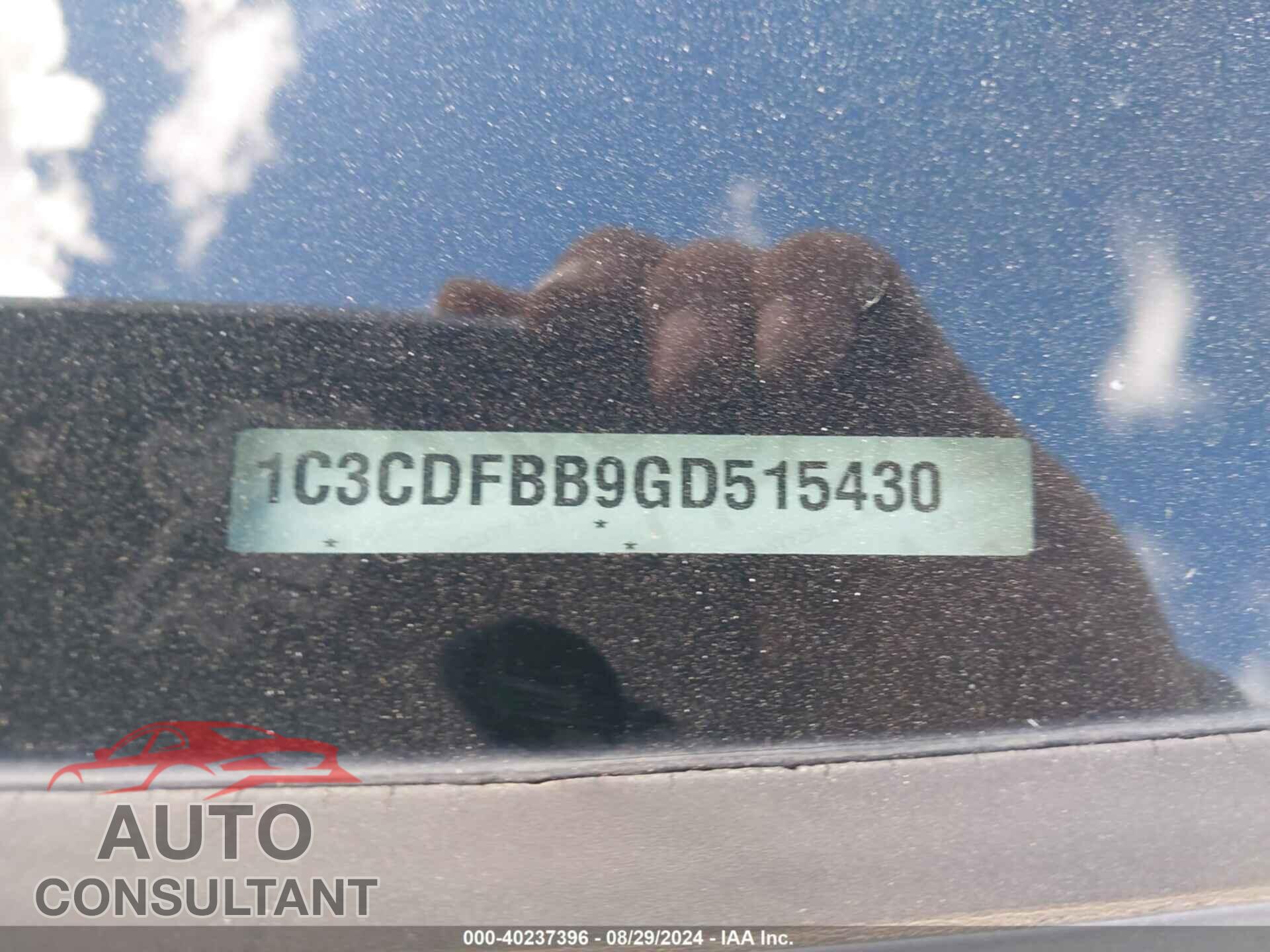 DODGE DART 2016 - 1C3CDFBB9GD515430
