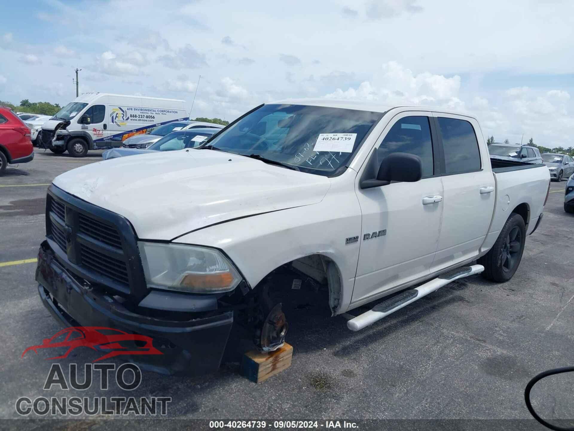 DODGE RAM 1500 2009 - 1D3HB13TX9S707737