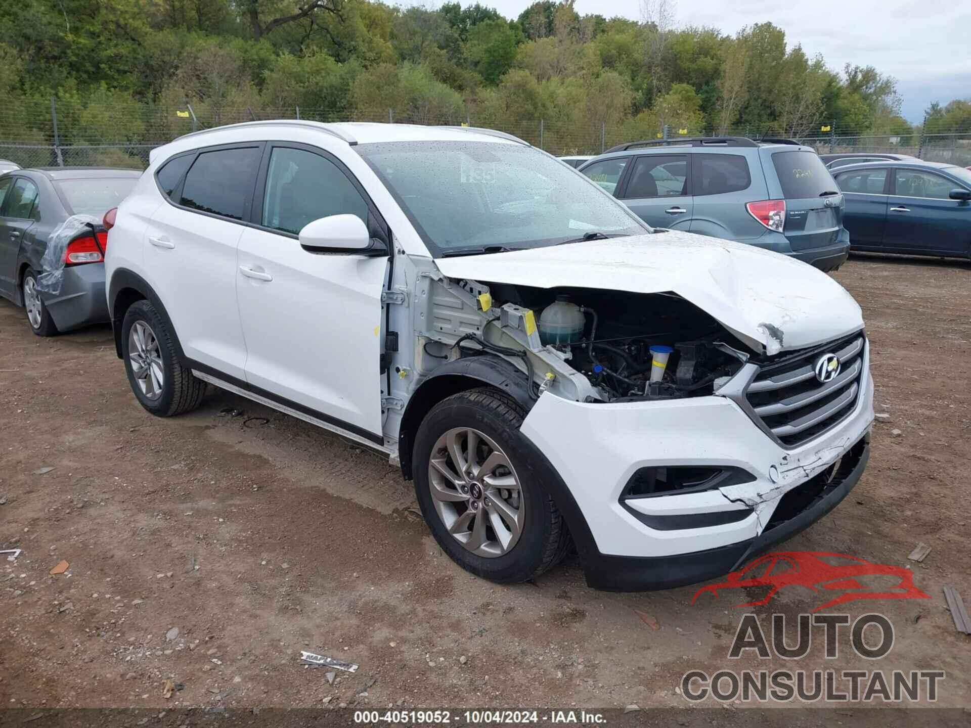 HYUNDAI TUCSON 2017 - KM8J3CA40HU484105