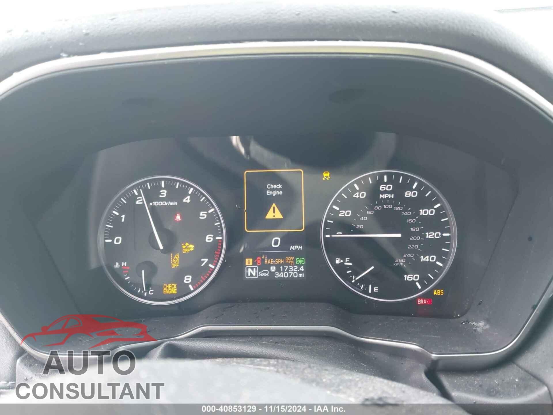 SUBARU OUTBACK 2021 - 4S4BTGND7M3103646
