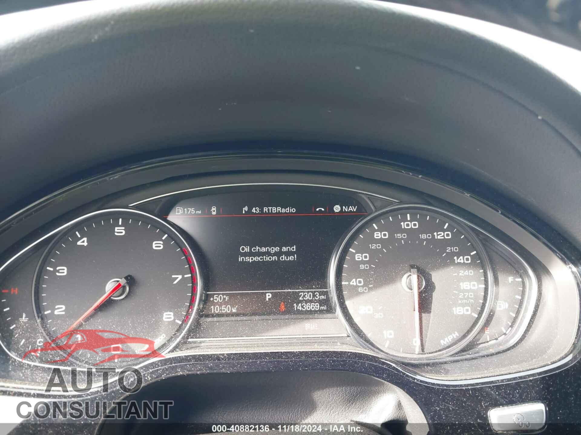 AUDI A8 L 2015 - WAU3GAFD4FN010094