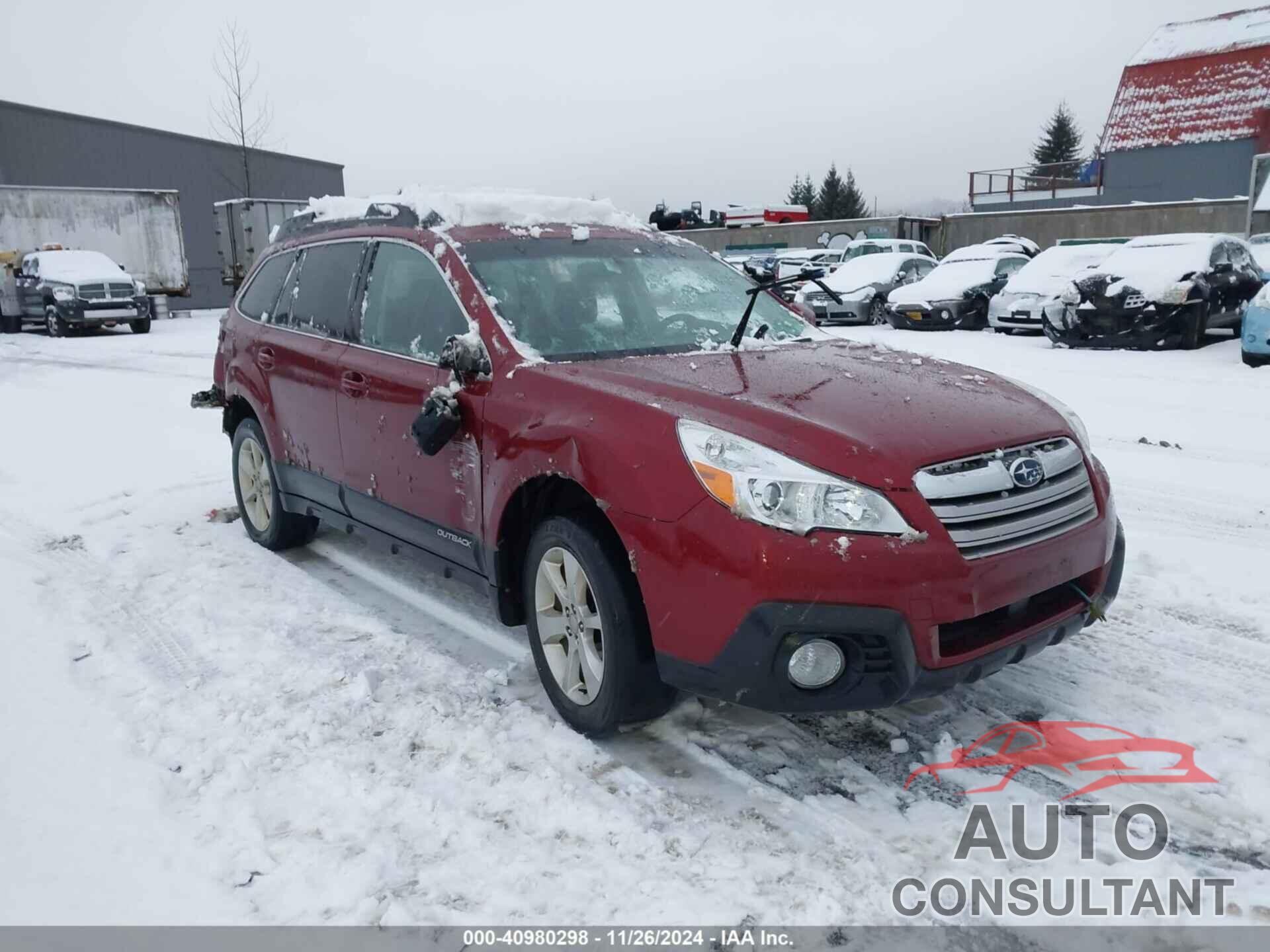 SUBARU OUTBACK 2014 - 4S4BRBDC4E3298309