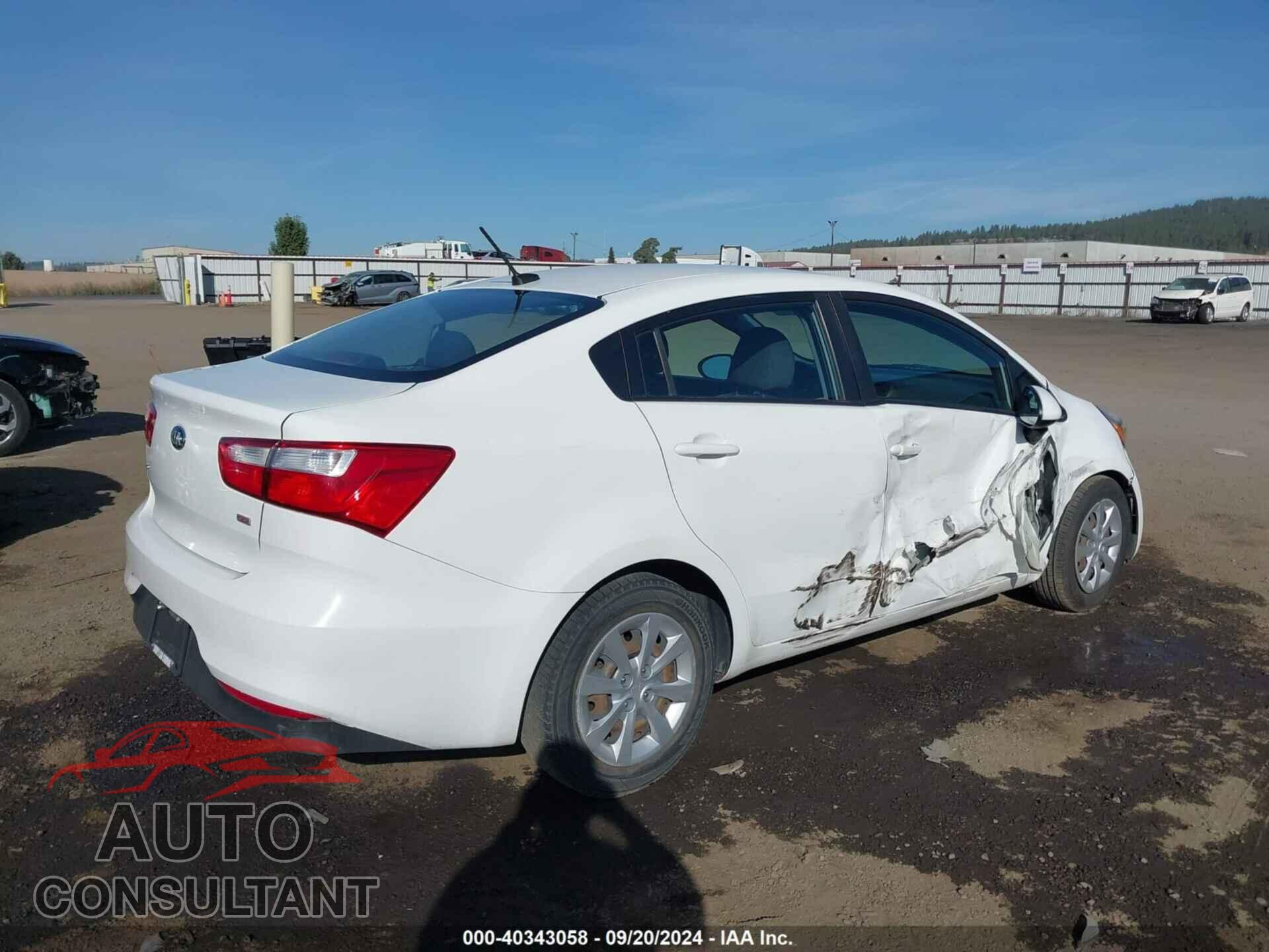 KIA RIO 2016 - KNADM4A36G6696308