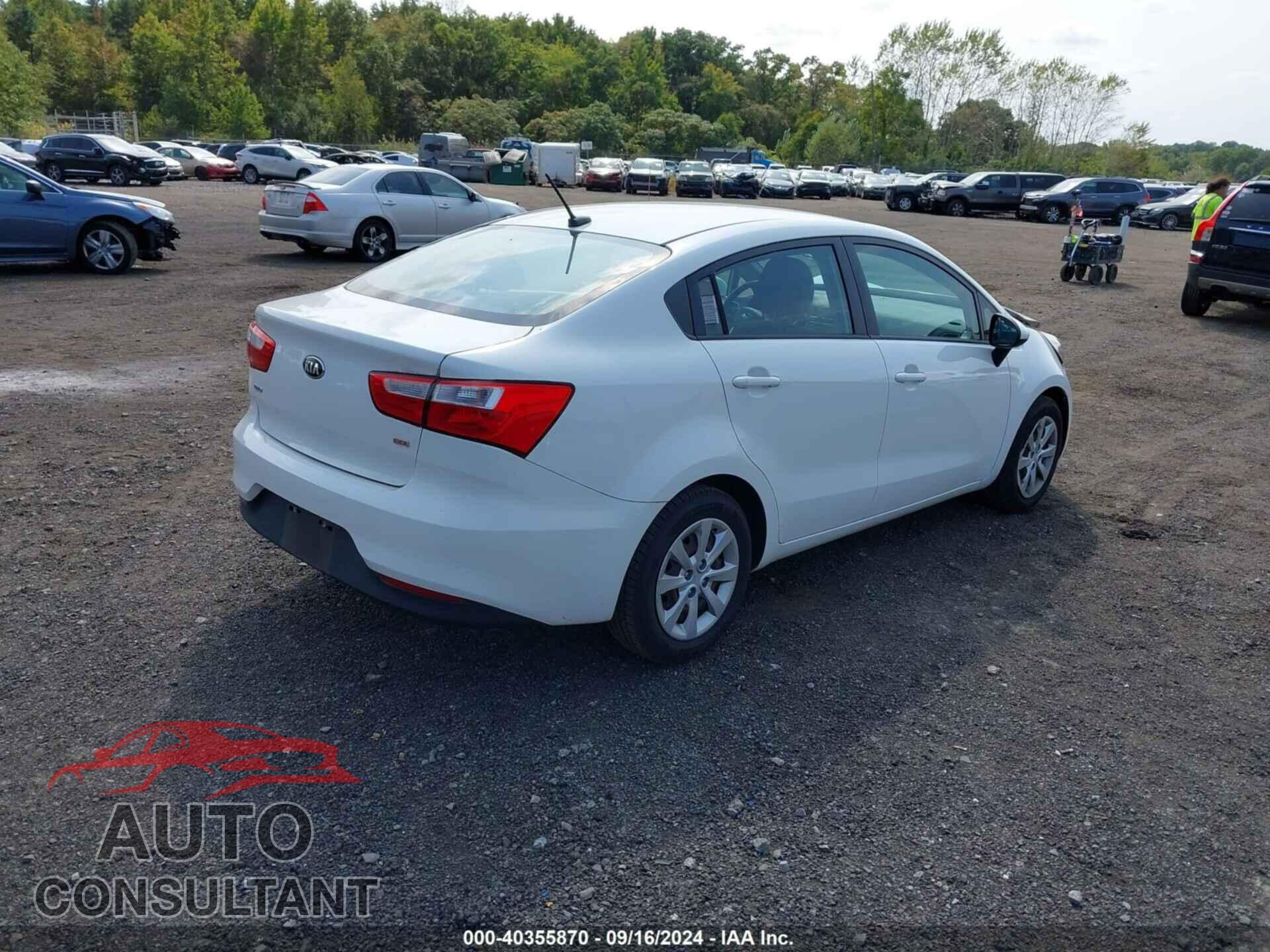 KIA RIO 2016 - KNADM4A37G6652138
