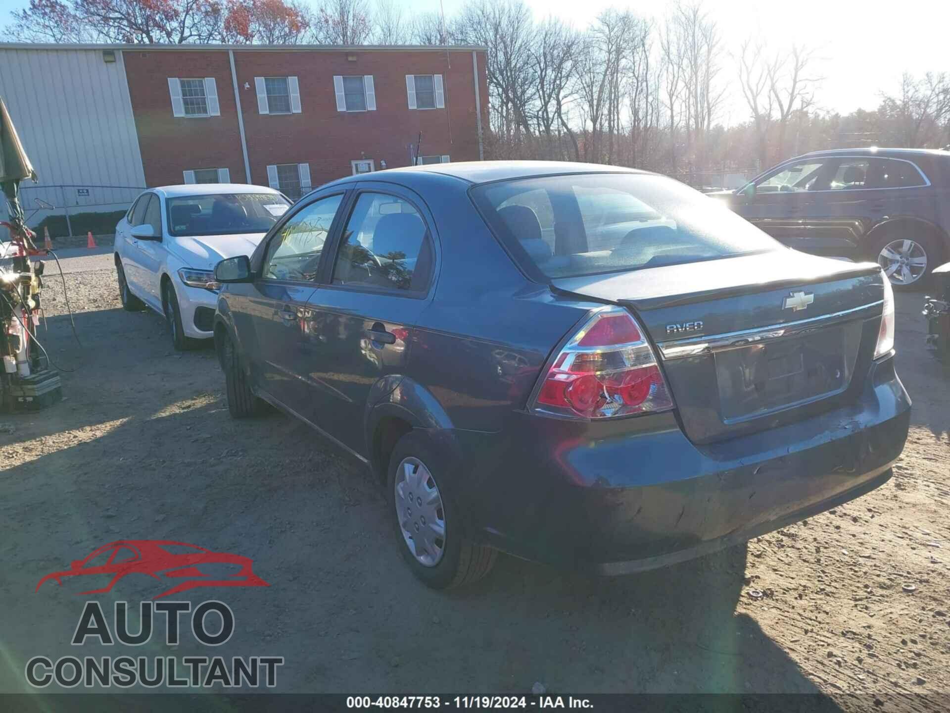 CHEVROLET AVEO 2010 - KL1TD5DE5AB102007