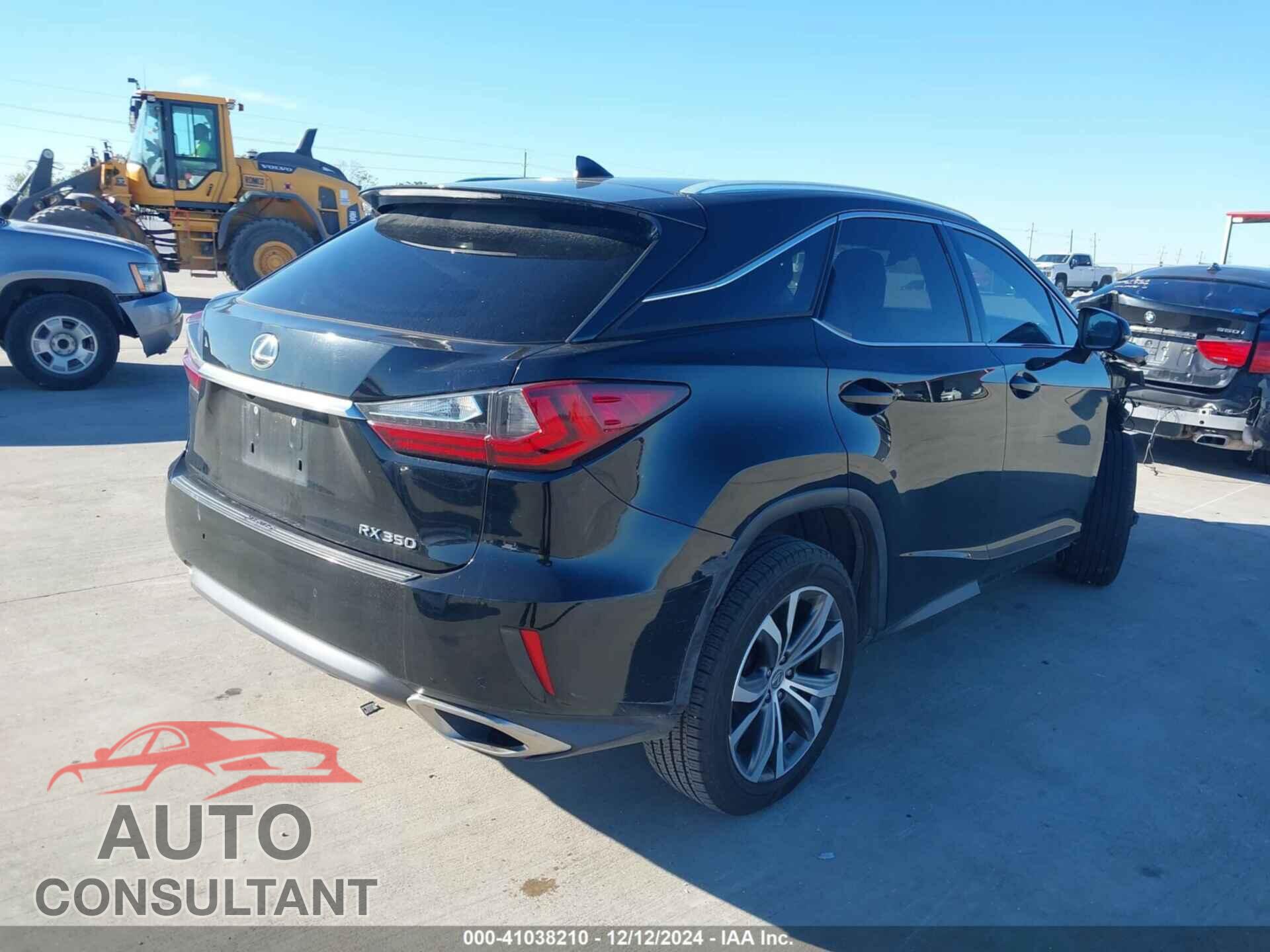 LEXUS RX 350 2017 - 2T2ZZMCA2HC074204