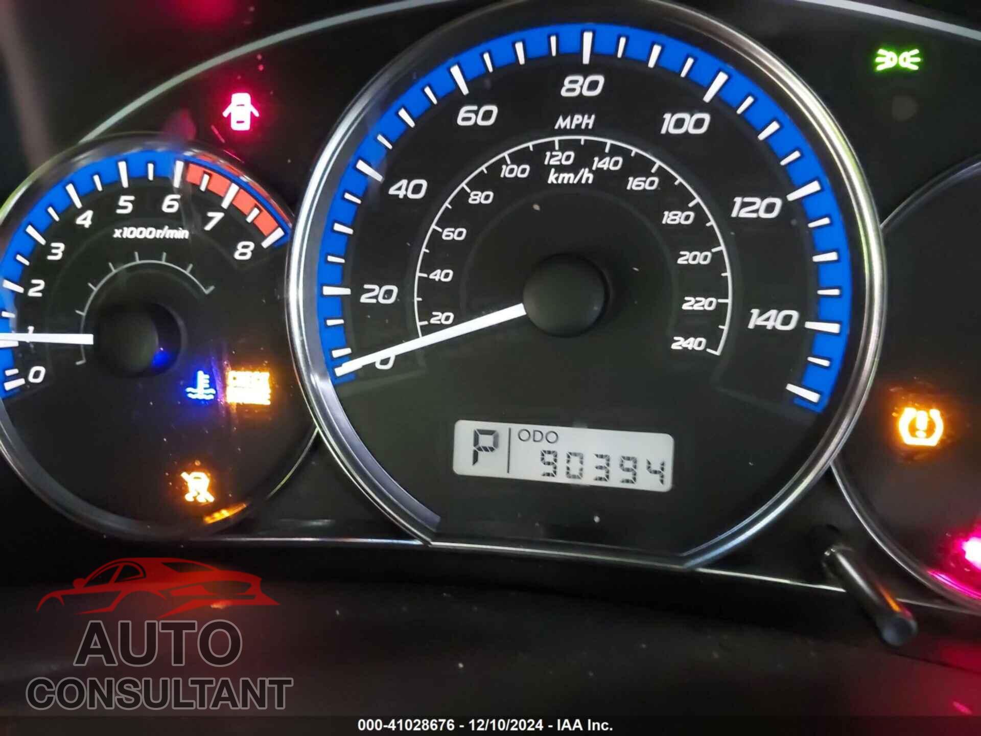 SUBARU FORESTER 2010 - JF2SH6DC6AH717211