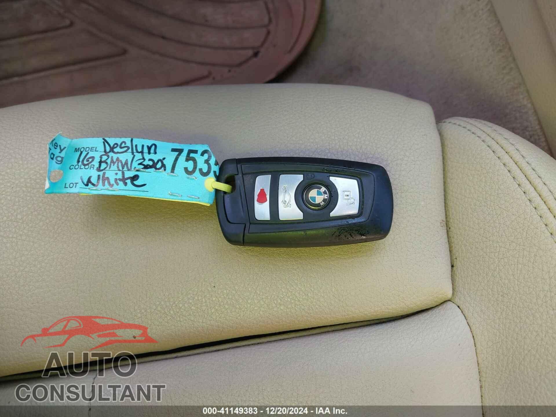 BMW 320I 2016 - WBA8E5G57GNT93573