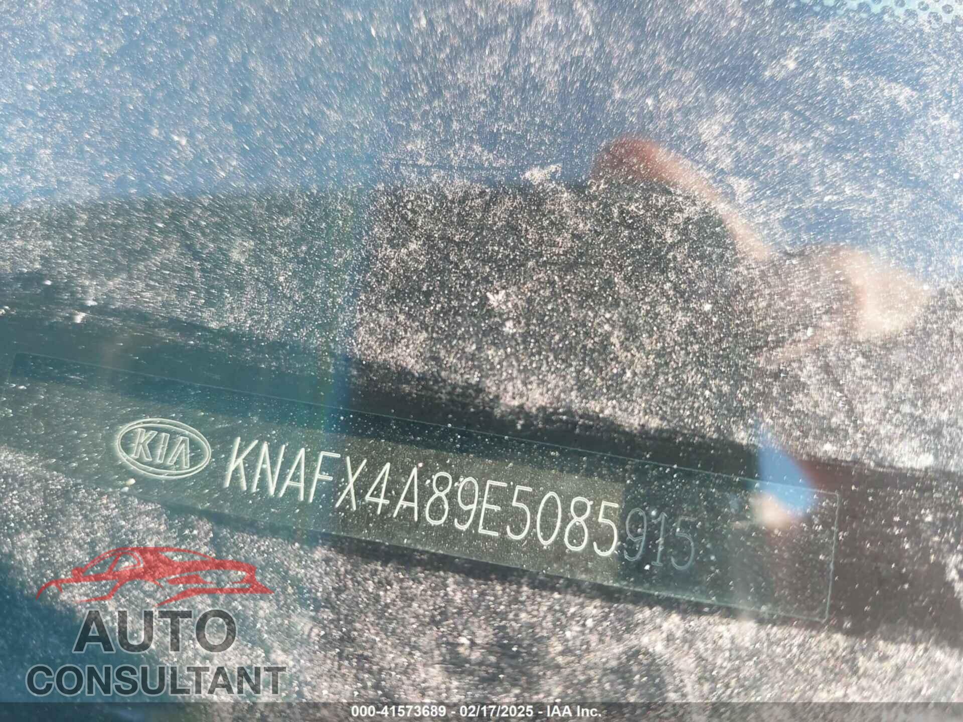 KIA FORTE 2014 - KNAFX4A89E5085915
