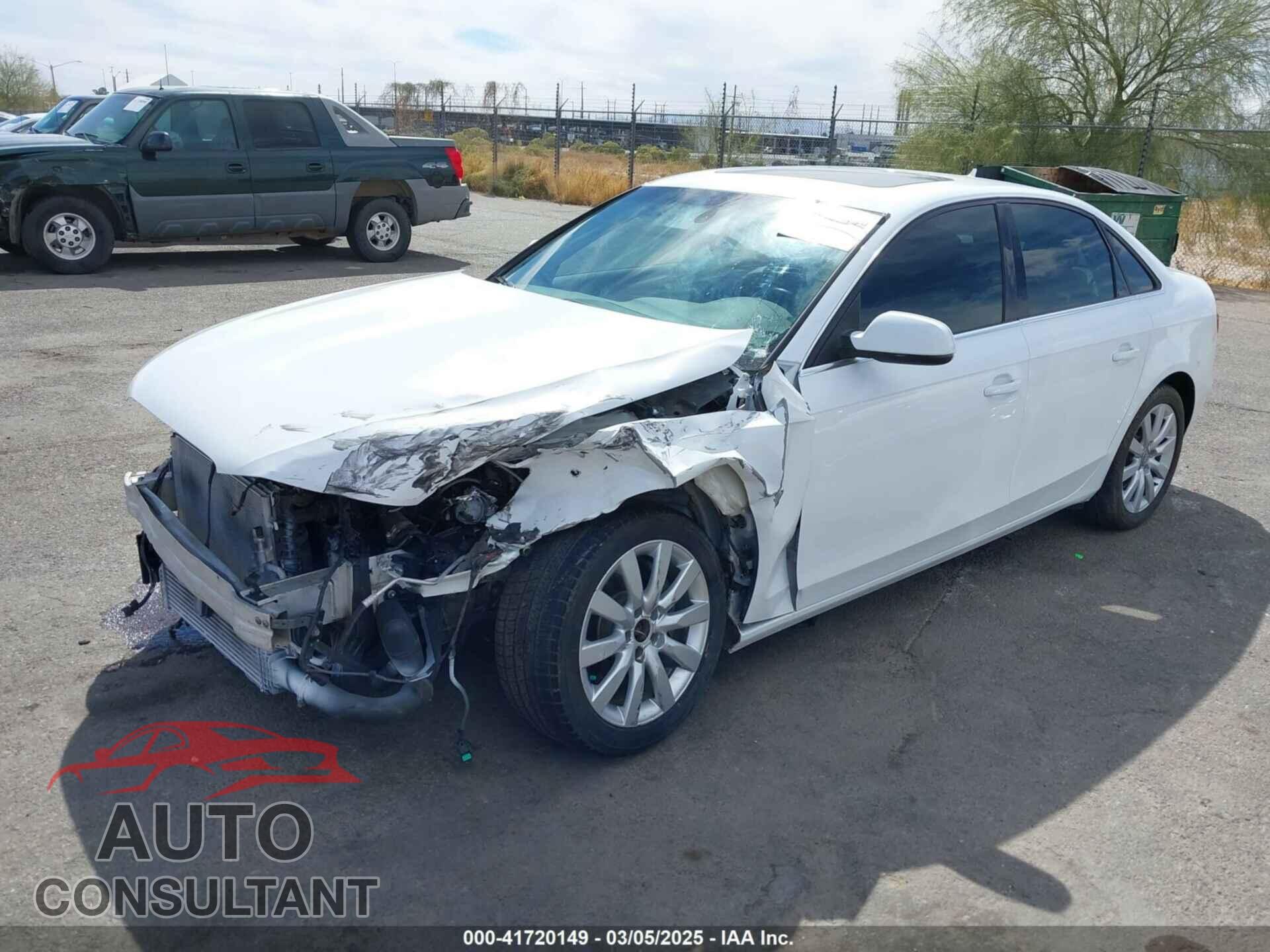 AUDI A4 2013 - WAUBFAFL6DN039194