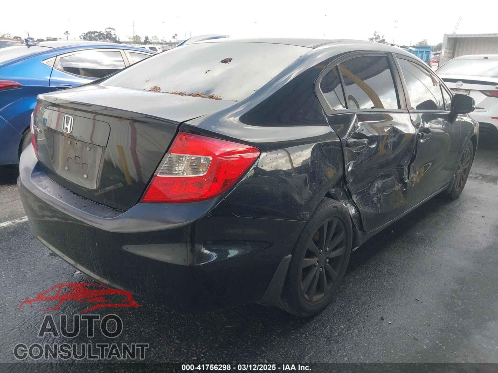HONDA CIVIC 2012 - 19XFB2F85CE365122