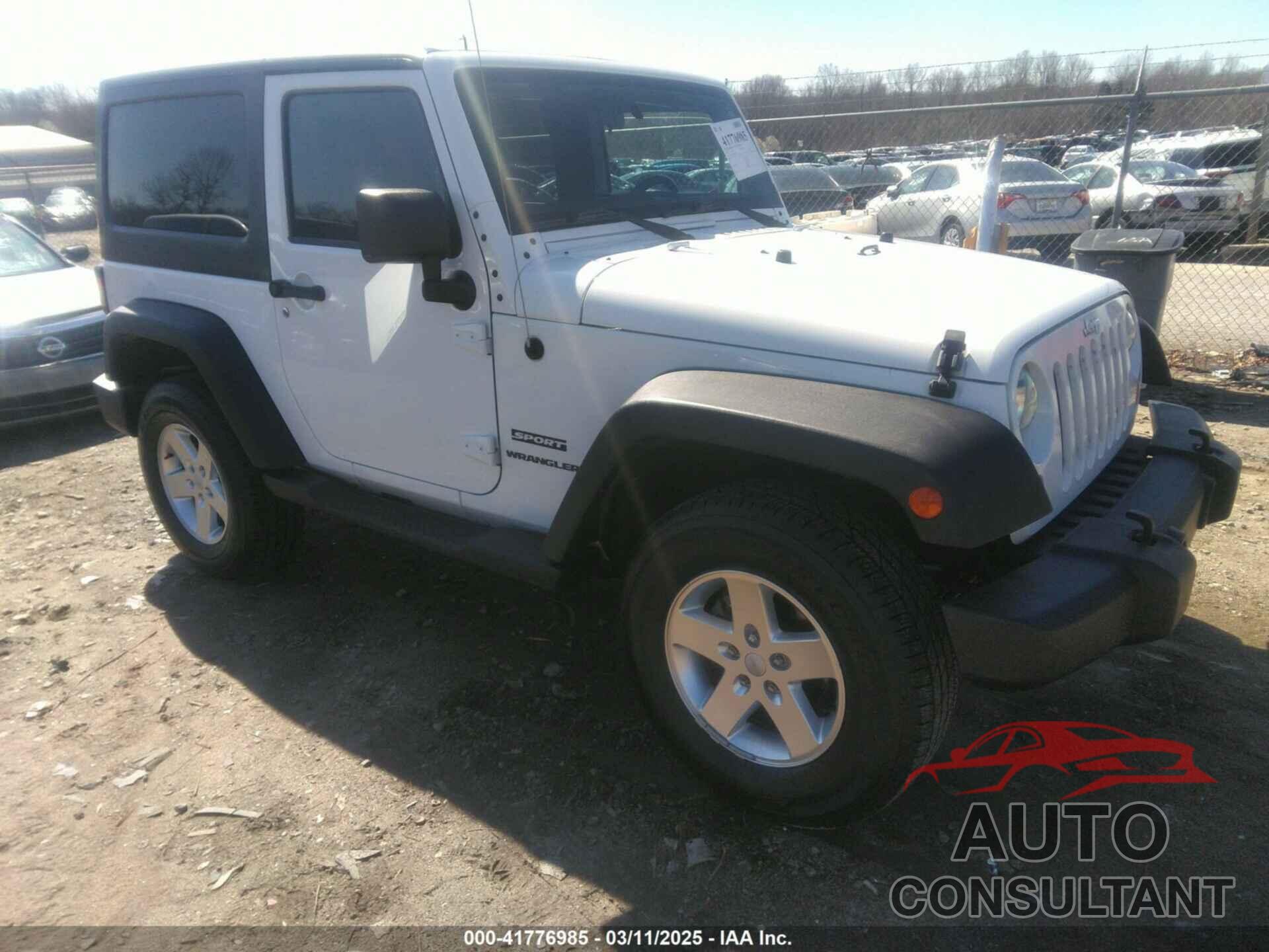 JEEP WRANGLER 2013 - 1C4AJWAG2DL504571