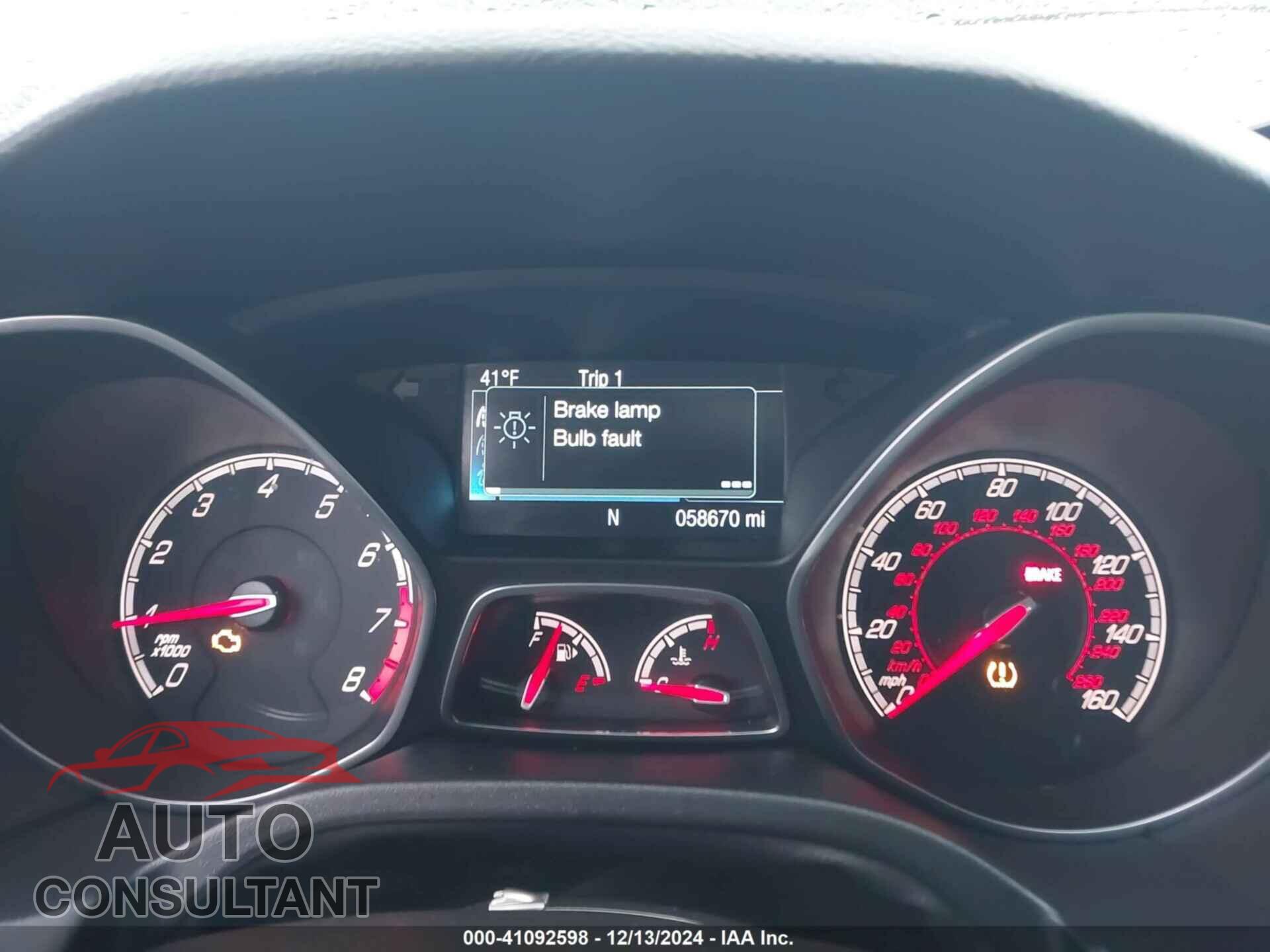 FORD FOCUS ST 2014 - 1FADP3L91EL441379