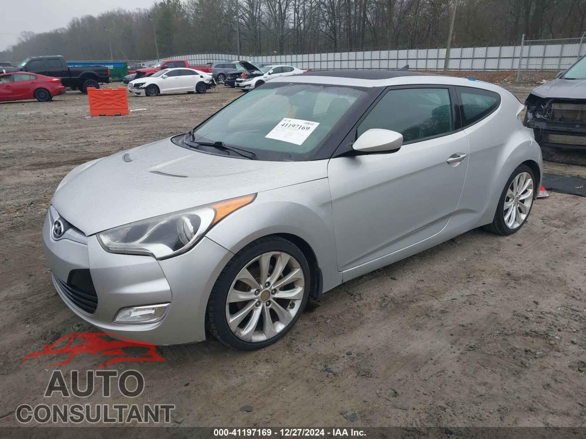 HYUNDAI VELOSTER 2012 - KMHTC6AD1CU072228