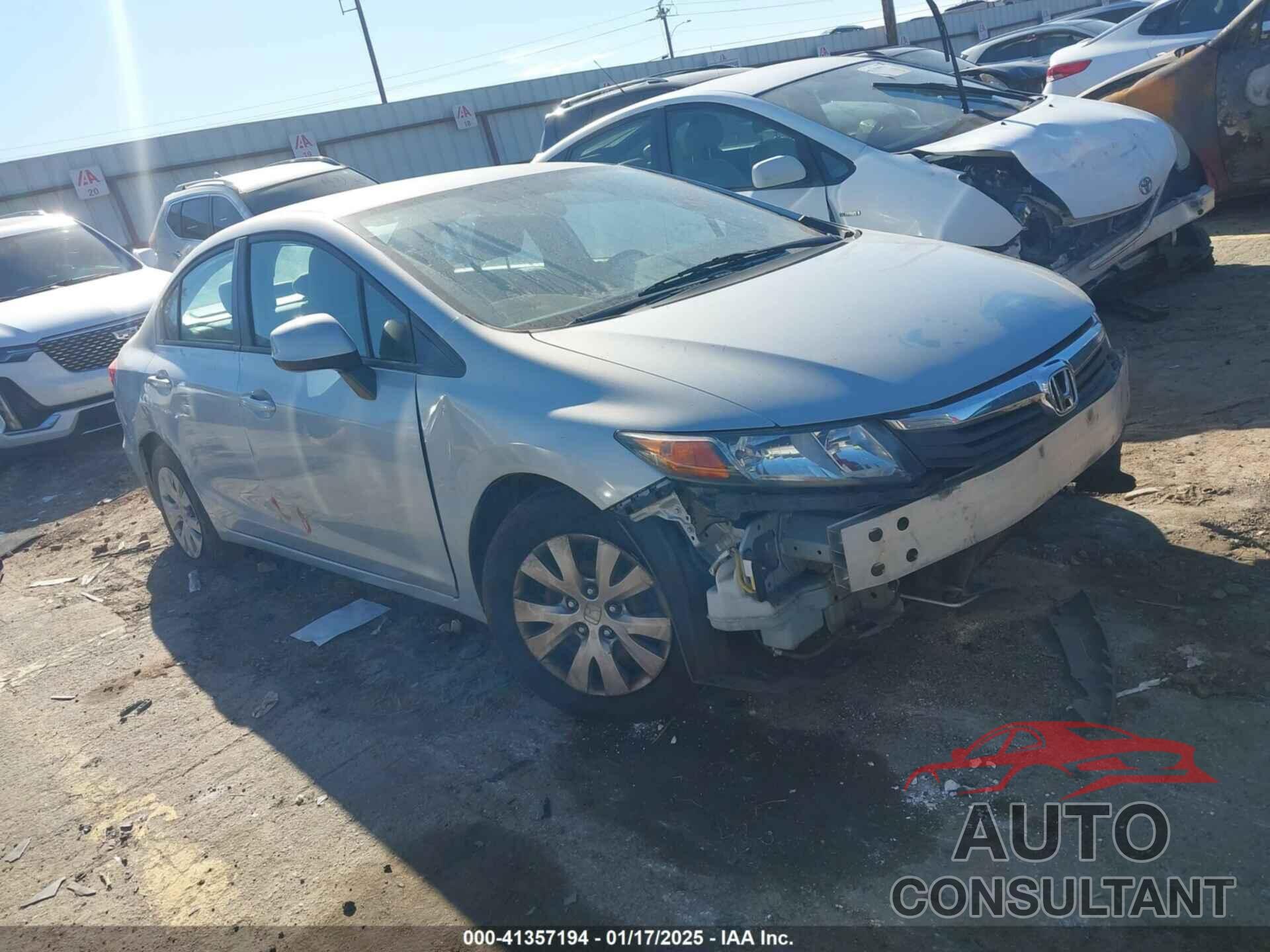 HONDA CIVIC SDN 2012 - 19XFB2F57CE016825