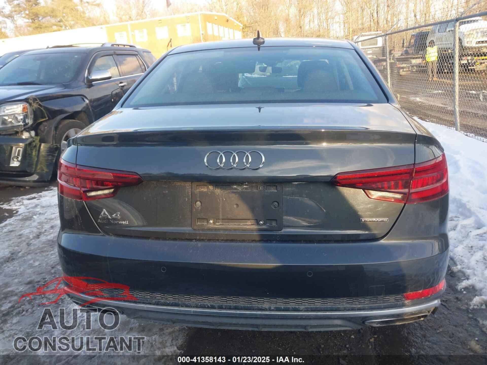 AUDI A4 2019 - WAUENAF48KA118802