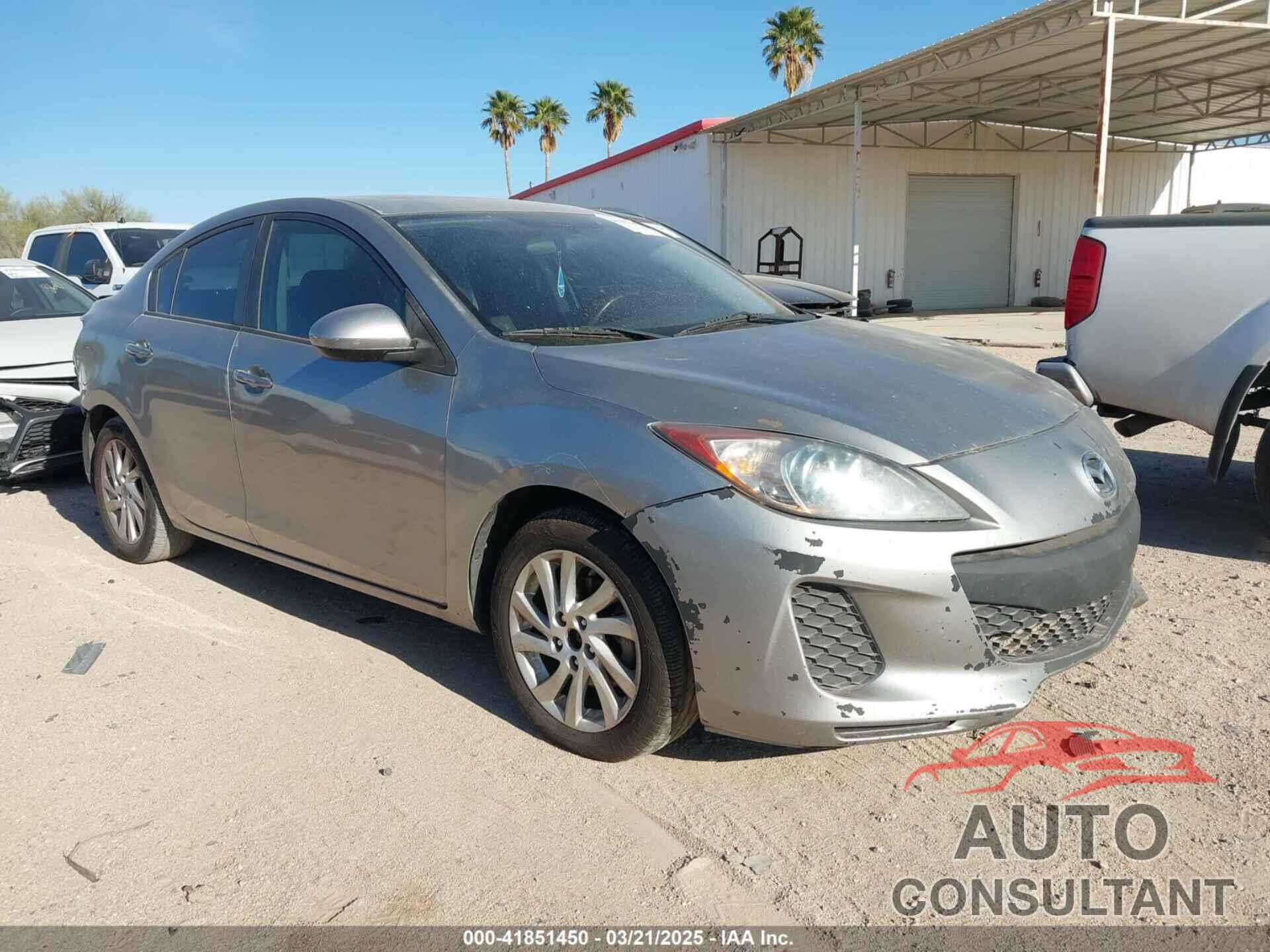MAZDA MAZDA3 2012 - JM1BL1V81C1593421