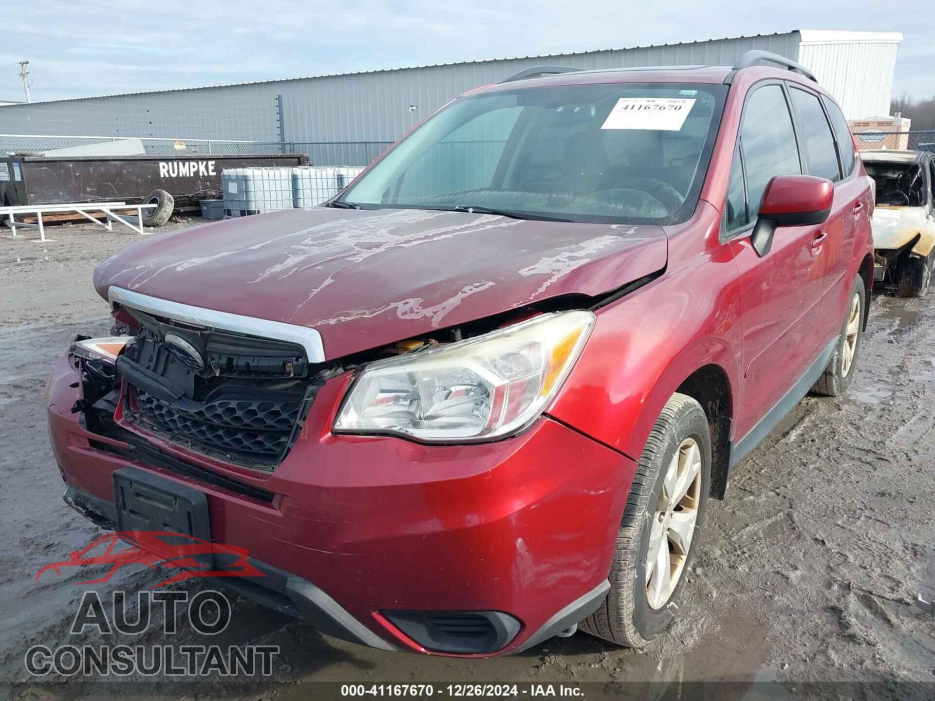 SUBARU FORESTER 2014 - JF2SJAEC1EH407835