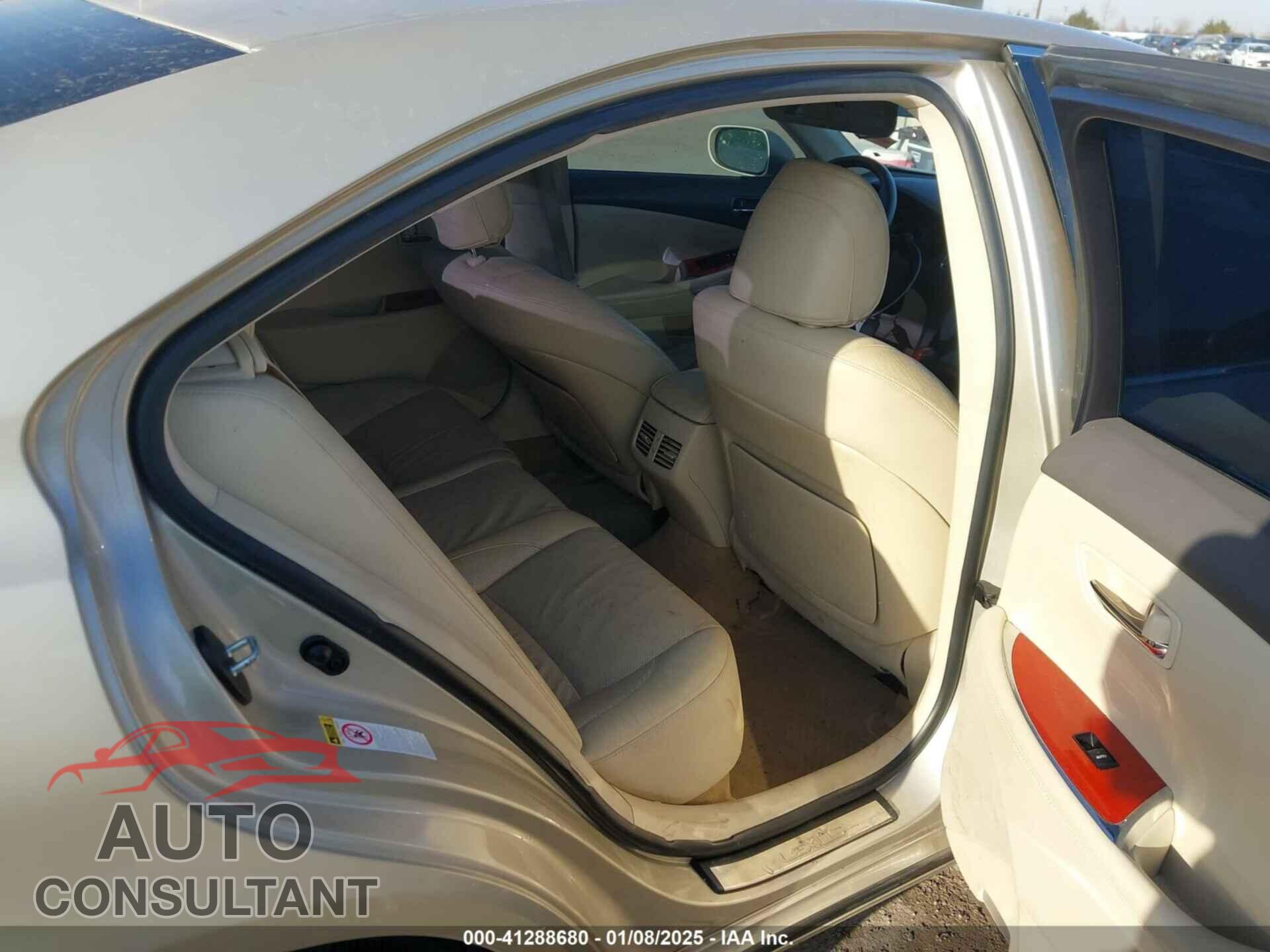 LEXUS ES 350 2012 - JTHBK1EG7C2475456