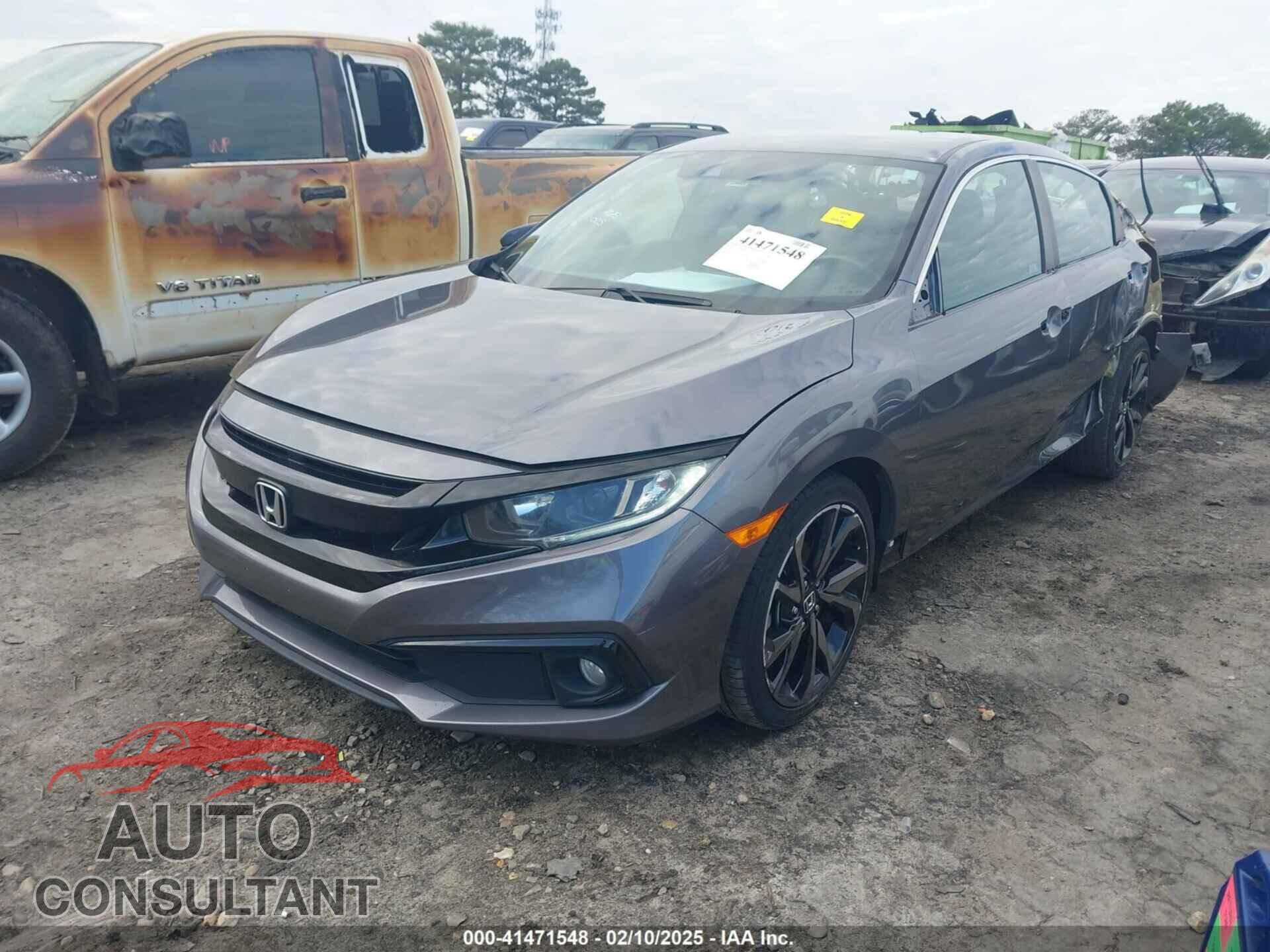 HONDA CIVIC 2019 - 2HGFC2F82KH553789