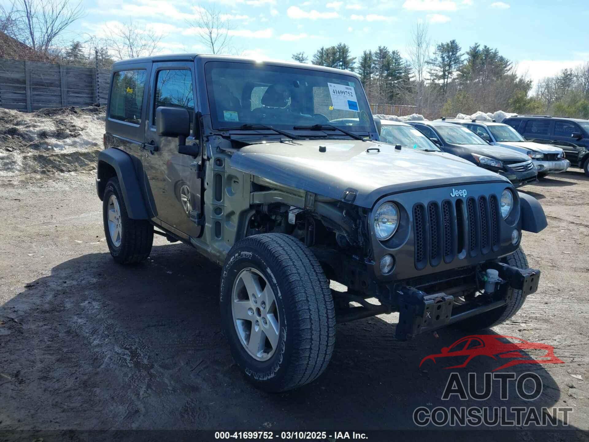 JEEP WRANGLER 2017 - 1C4AJWAG4HL722176