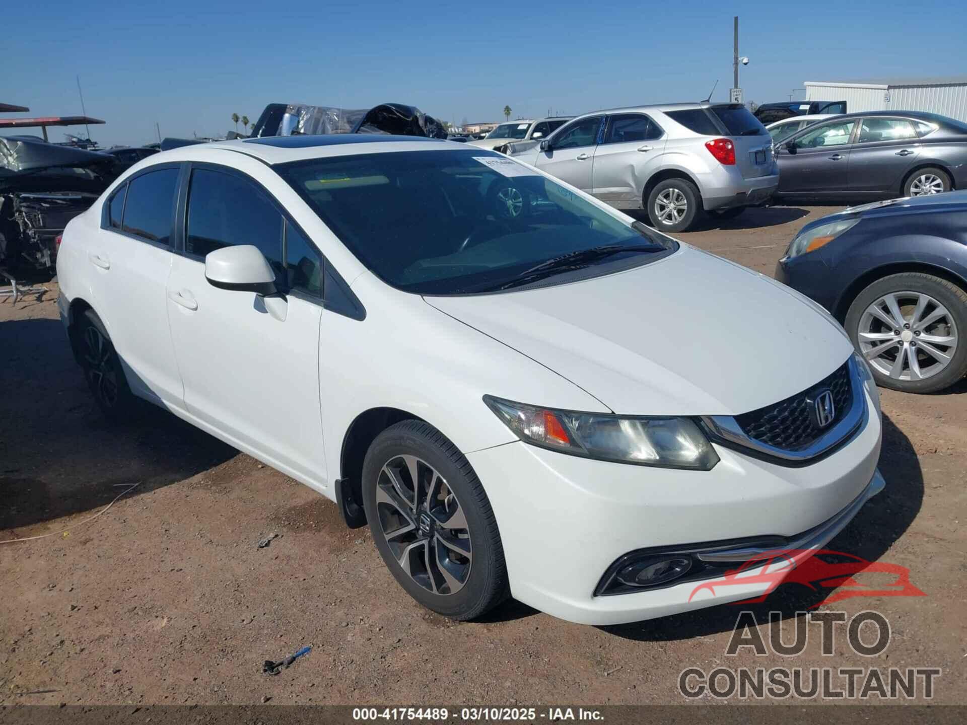 HONDA CIVIC 2013 - 19XFB2F98DE030916
