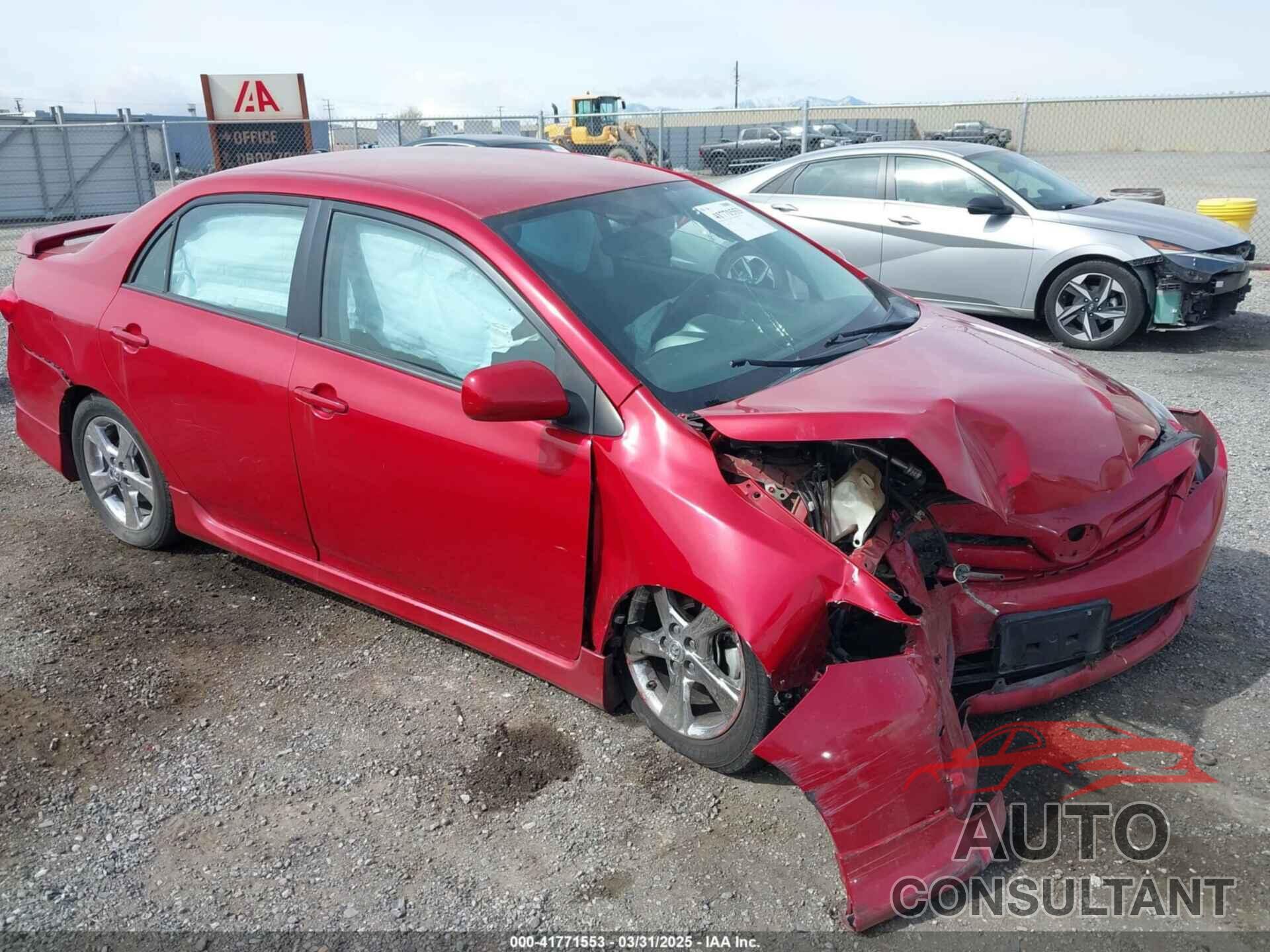 TOYOTA COROLLA 2012 - 2T1BU4EE3CC918487