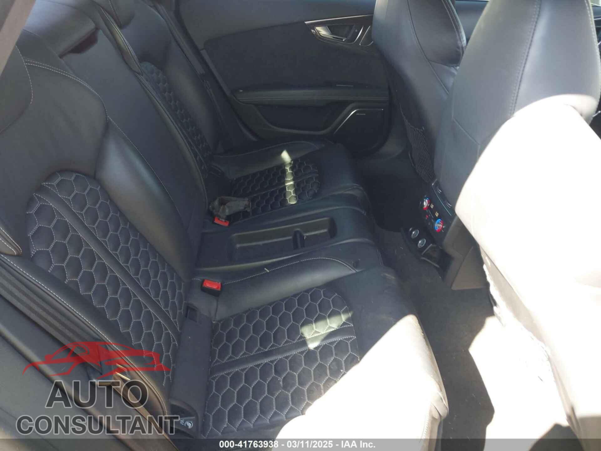 AUDI RS 7 2016 - WUAW2AFCXGN900562