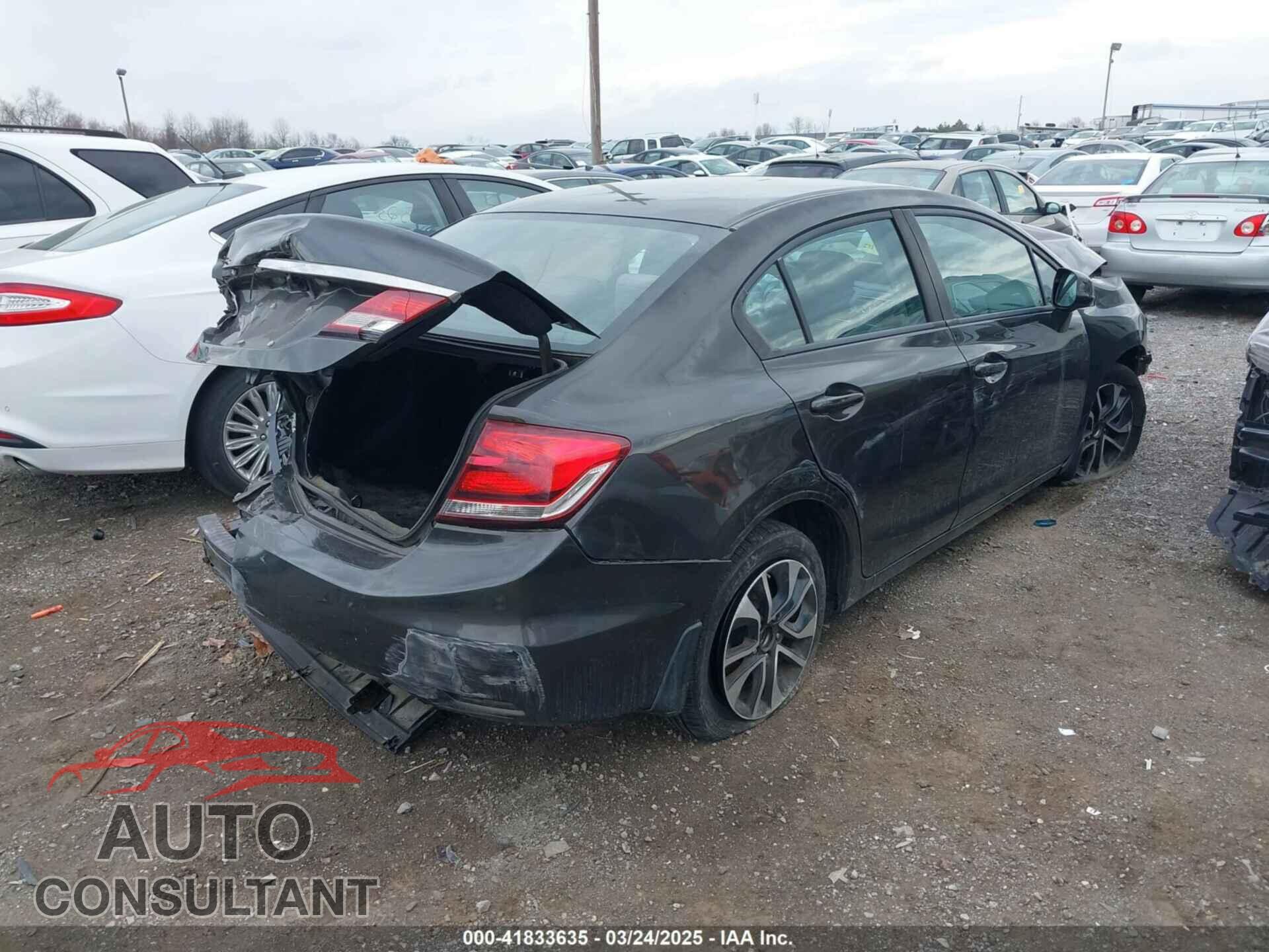 HONDA CIVIC 2013 - 2HGFB2F89DH512212