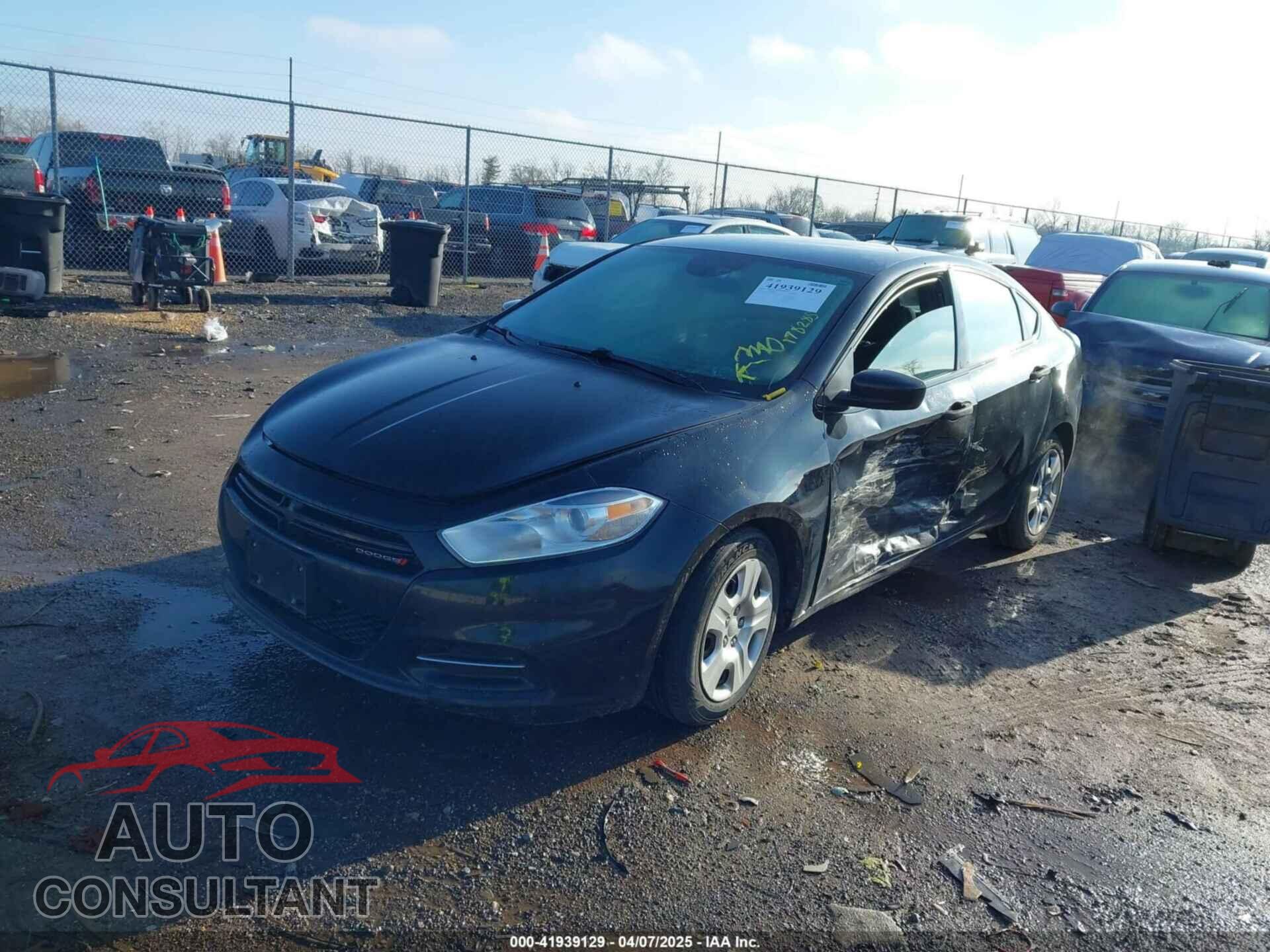 DODGE DART 2013 - 1C3CDFAA4DD302311