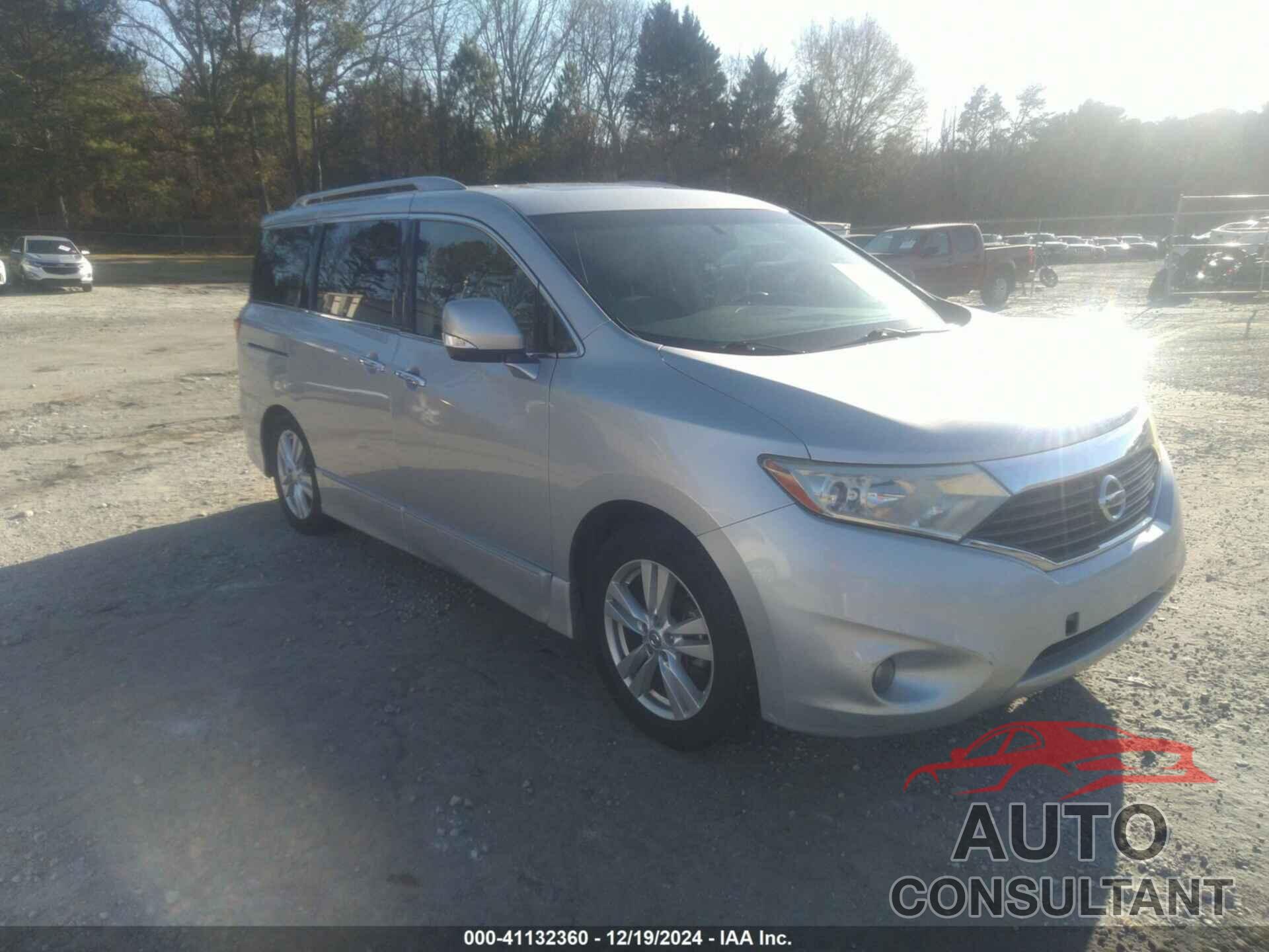 NISSAN QUEST 2012 - JN8AE2KP2C9045926