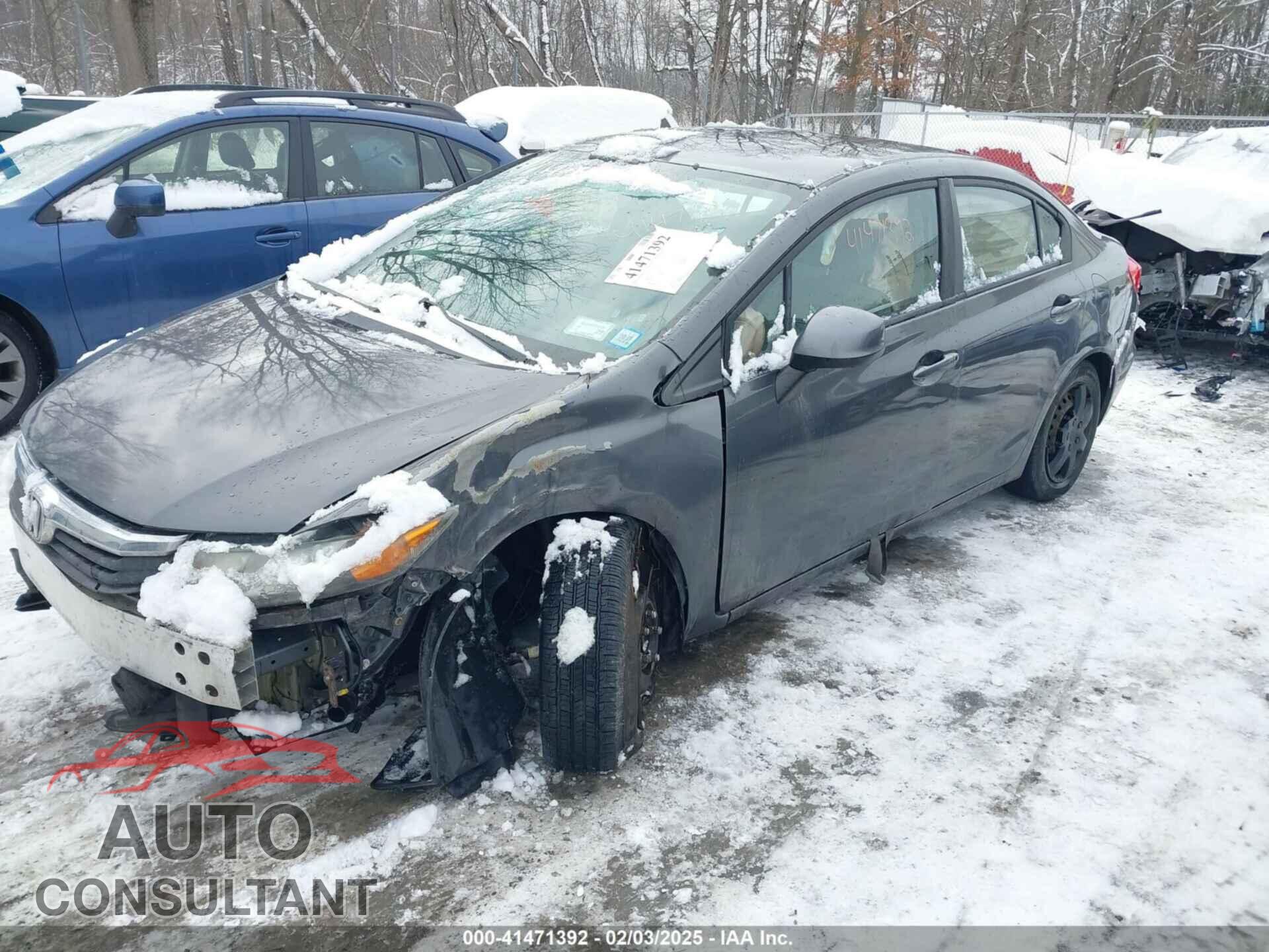 HONDA CIVIC 2012 - 2HGFB2F57CH611311