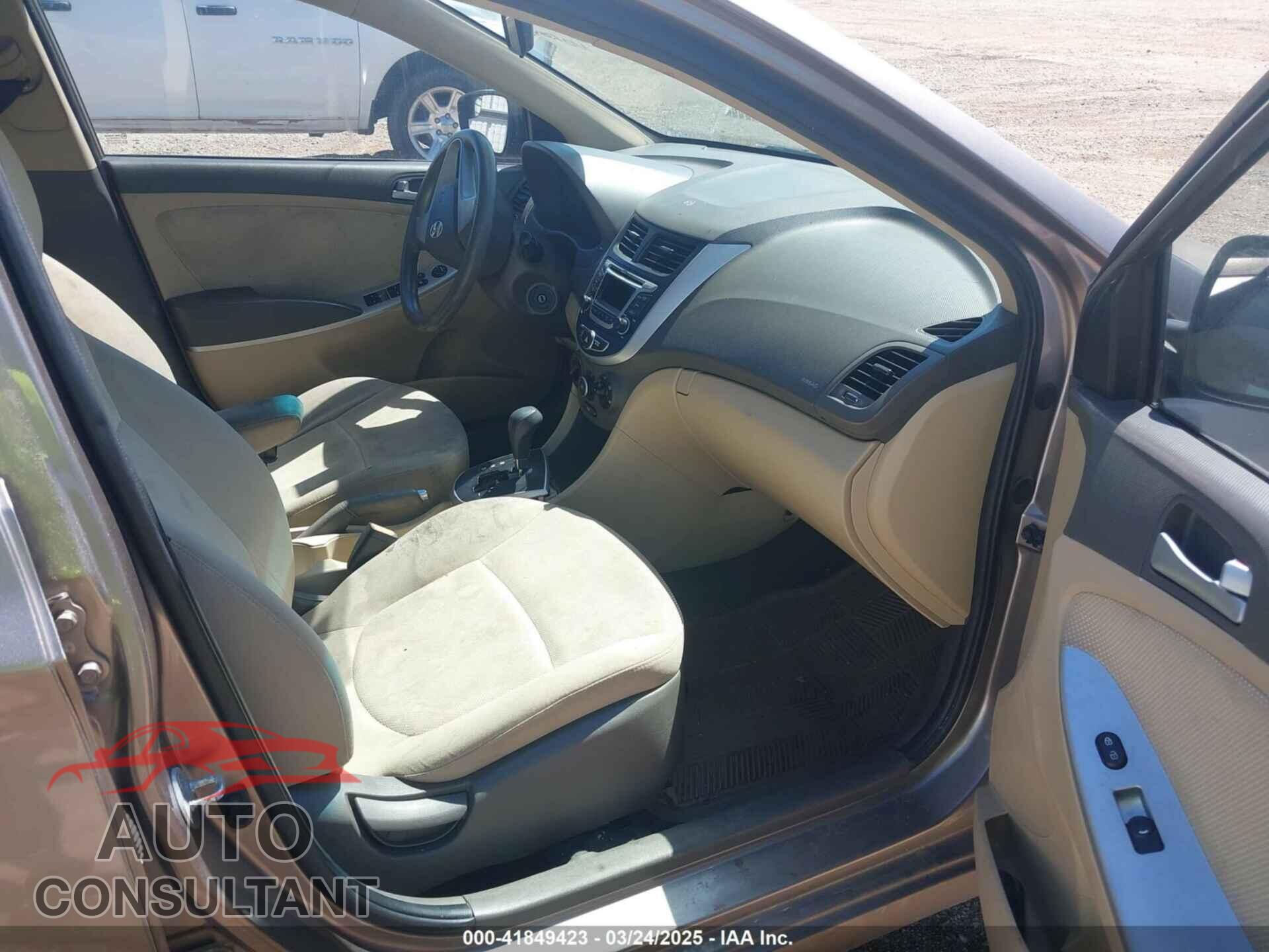 HYUNDAI ACCENT 2014 - KMHCT4AE3EU671681