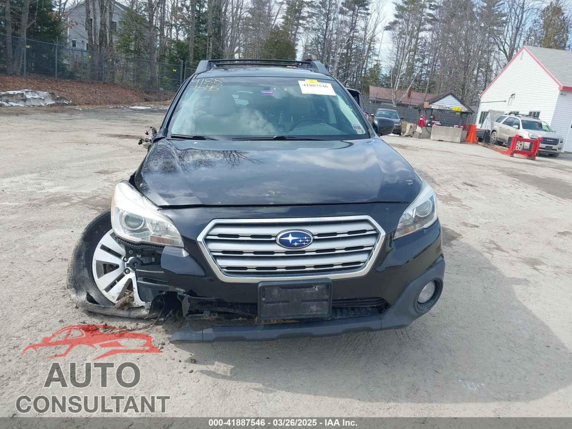 SUBARU OUTBACK 2016 - 4S4BSADC7G3321597