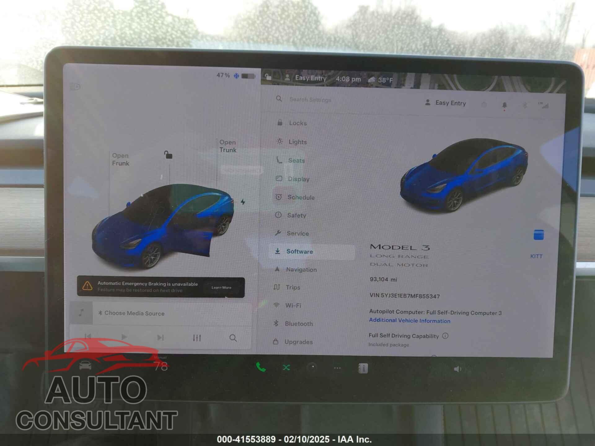 TESLA MODEL 3 2021 - 5YJ3E1EB7MF855347