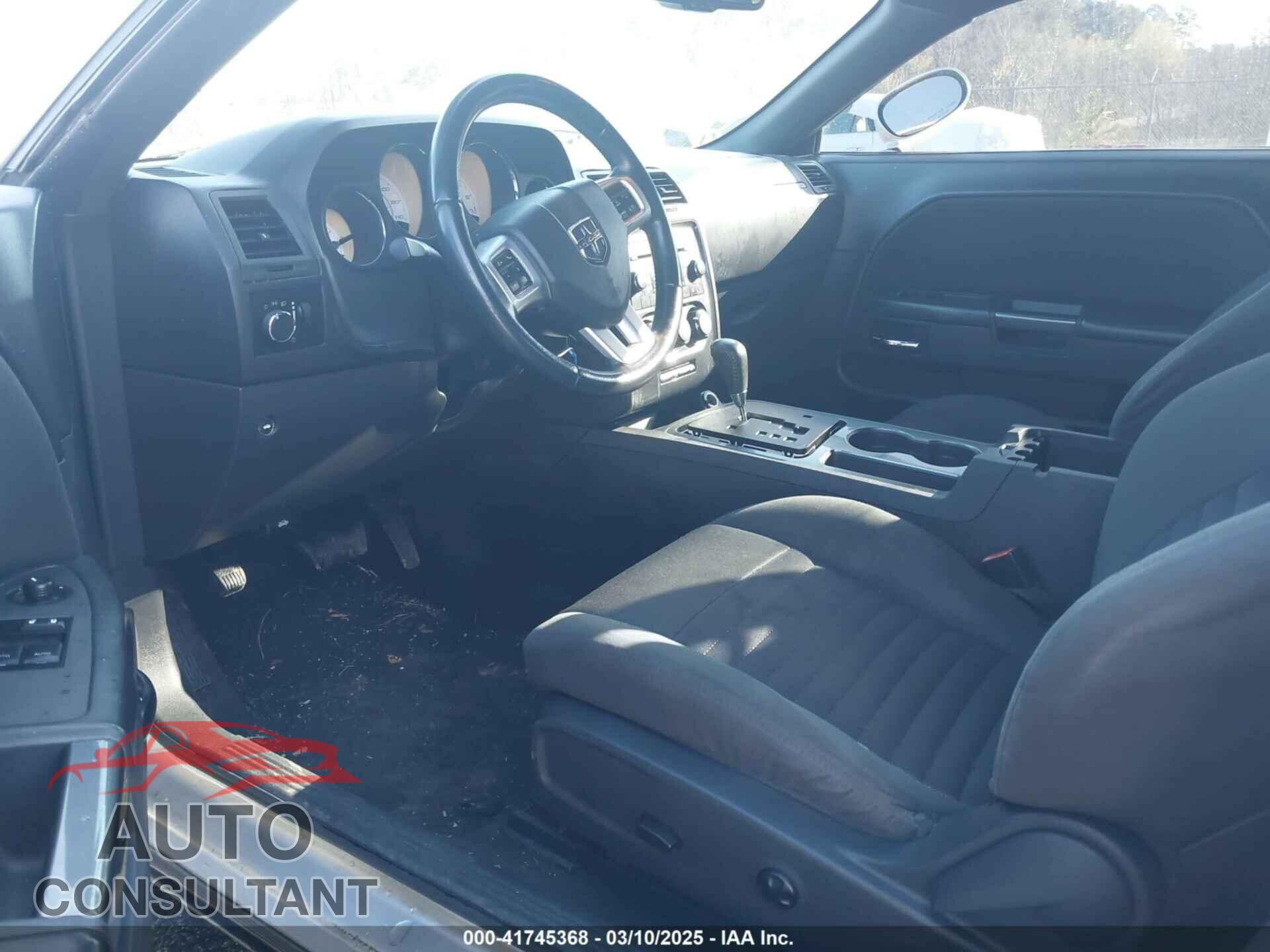 DODGE CHALLENGER 2012 - 2C3CDYAG2CH170439