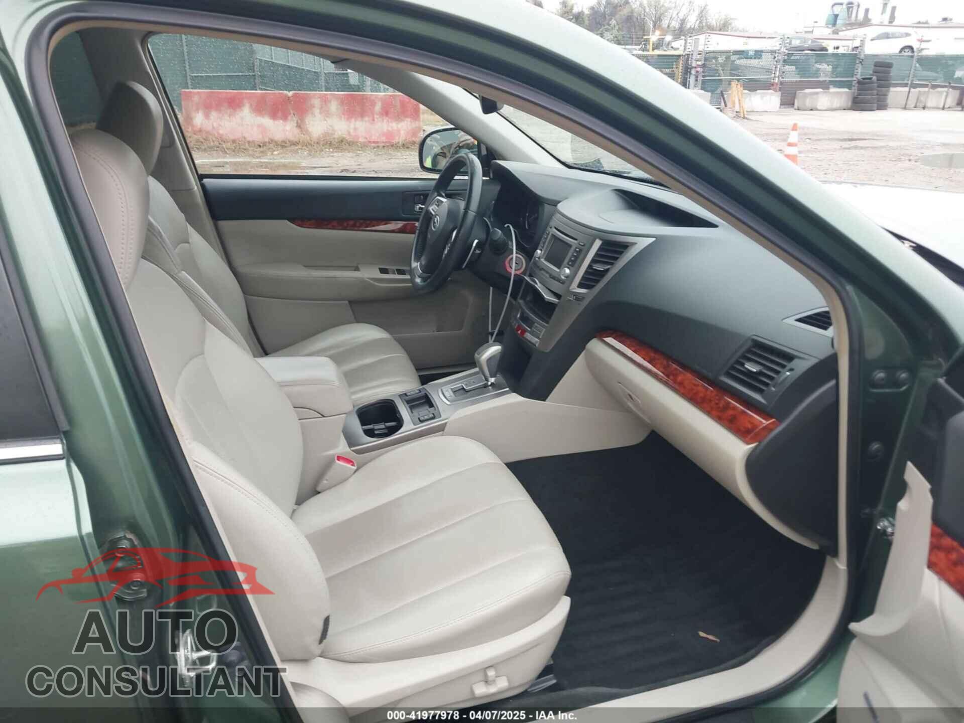 SUBARU OUTBACK 2012 - 4S4BRBKC3C3280965