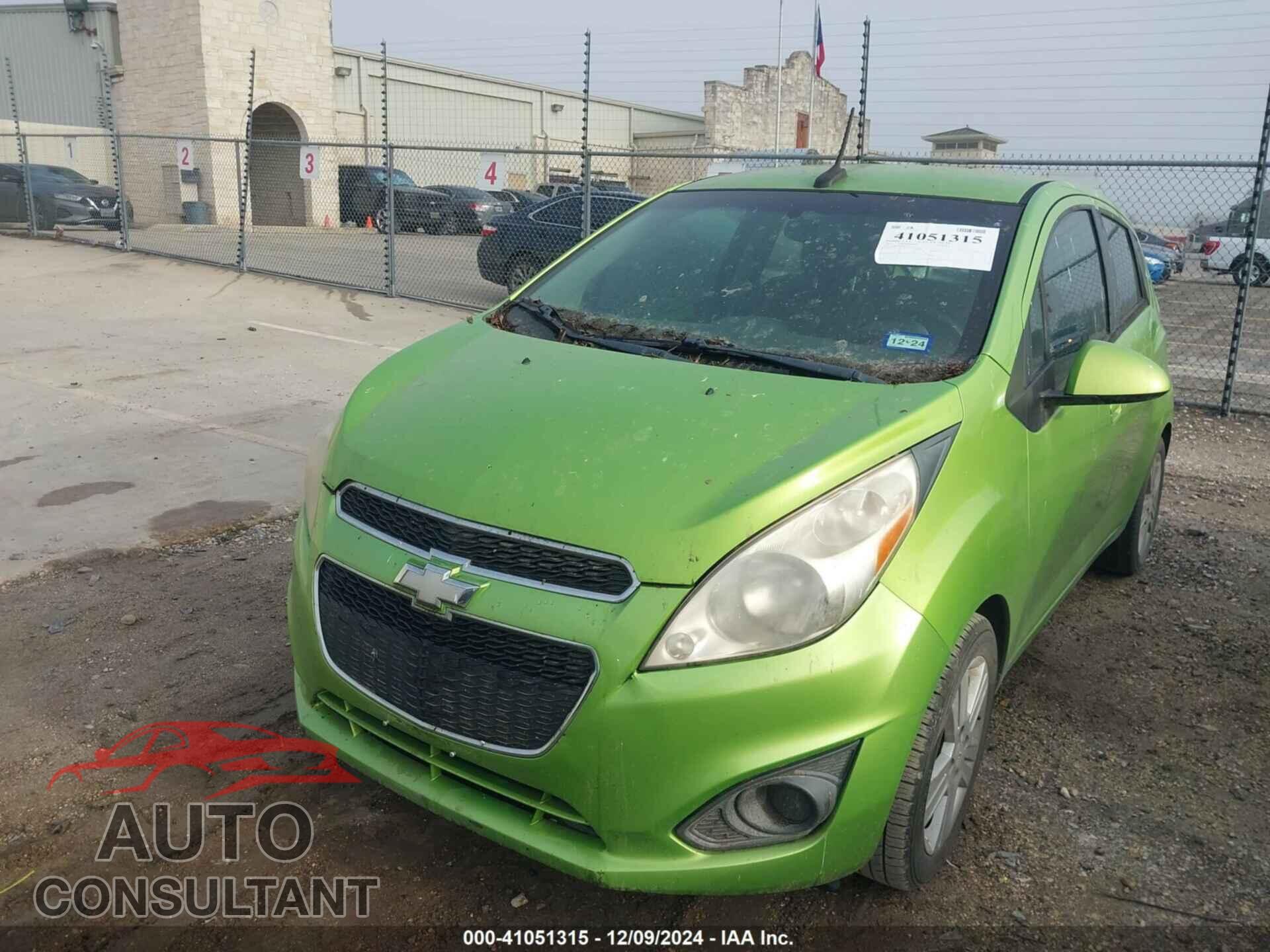 CHEVROLET SPARK 2014 - KL8CD6S96EC545263