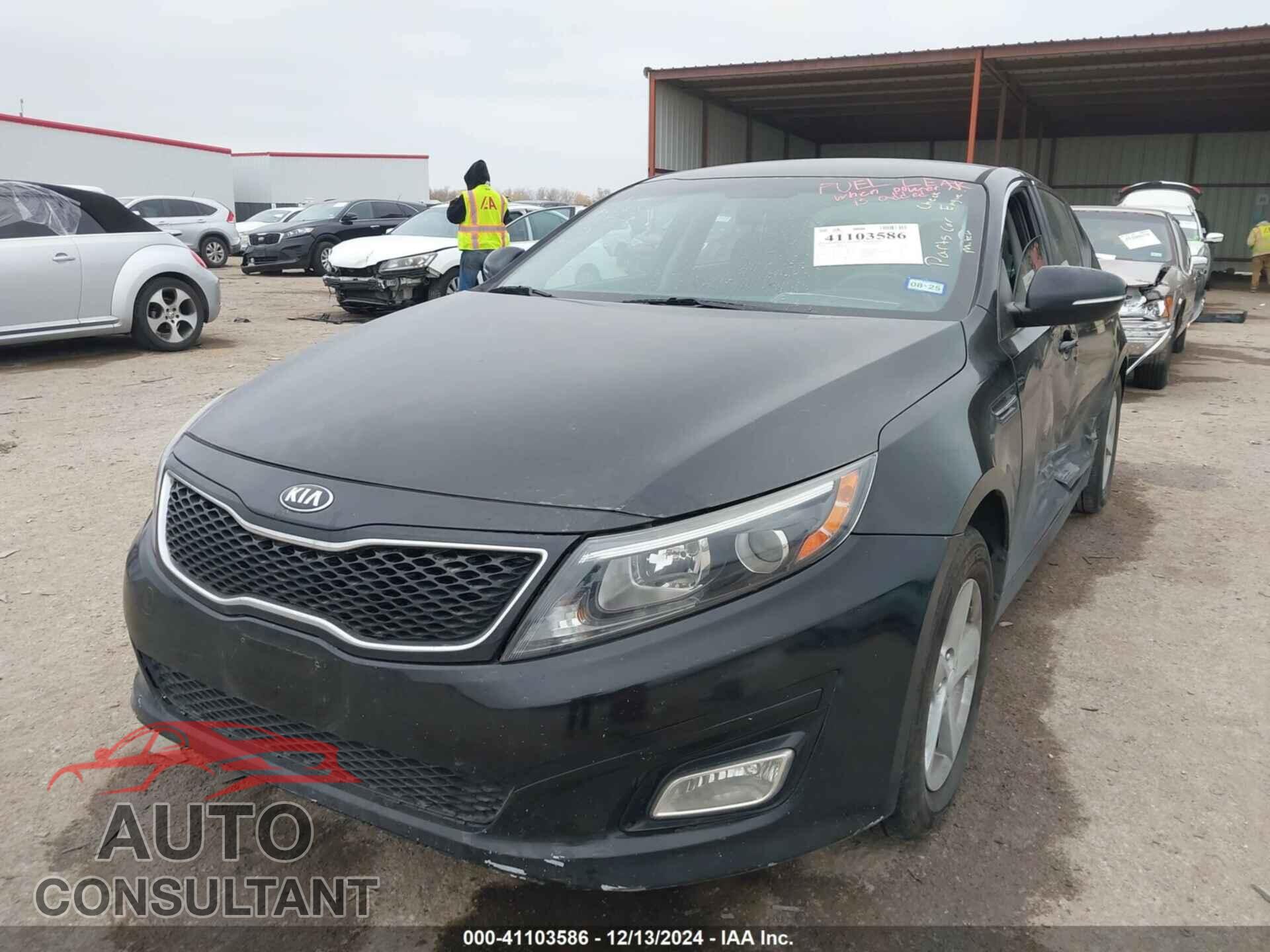 KIA OPTIMA 2015 - KNAGM4A79F5661847