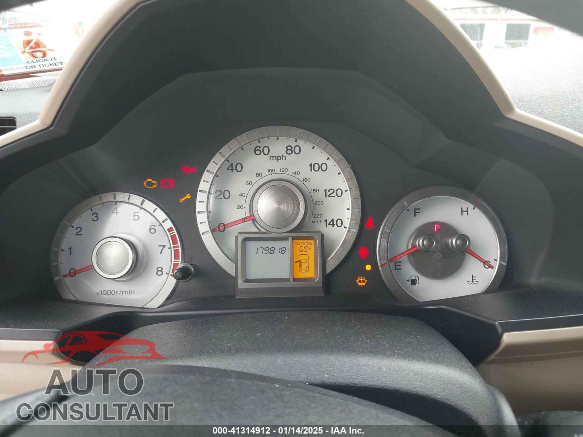 HONDA PILOT 2011 - 5FNYF4H5XBB051454