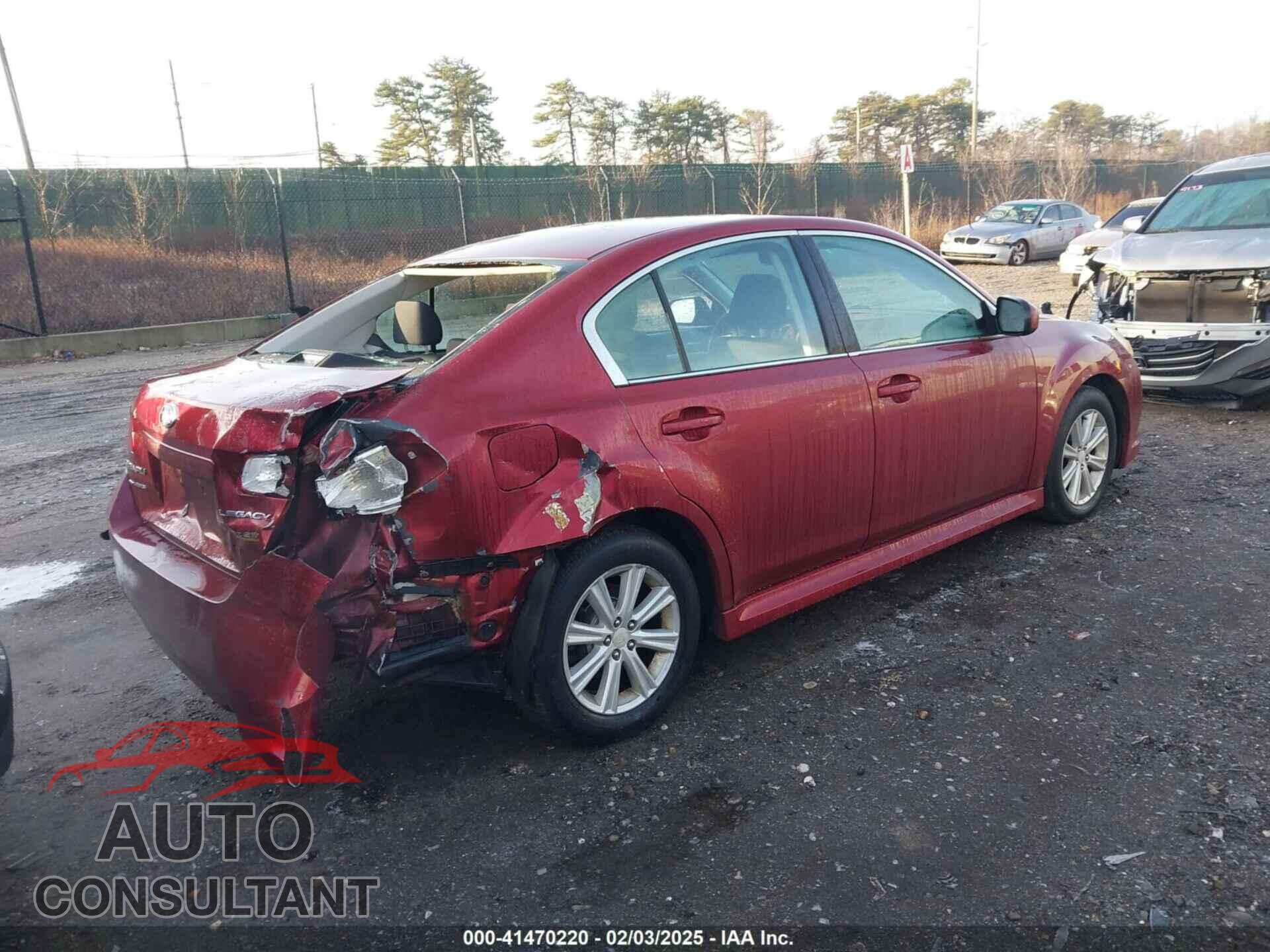 SUBARU LEGACY 2010 - 4S3BMBC68A3213996