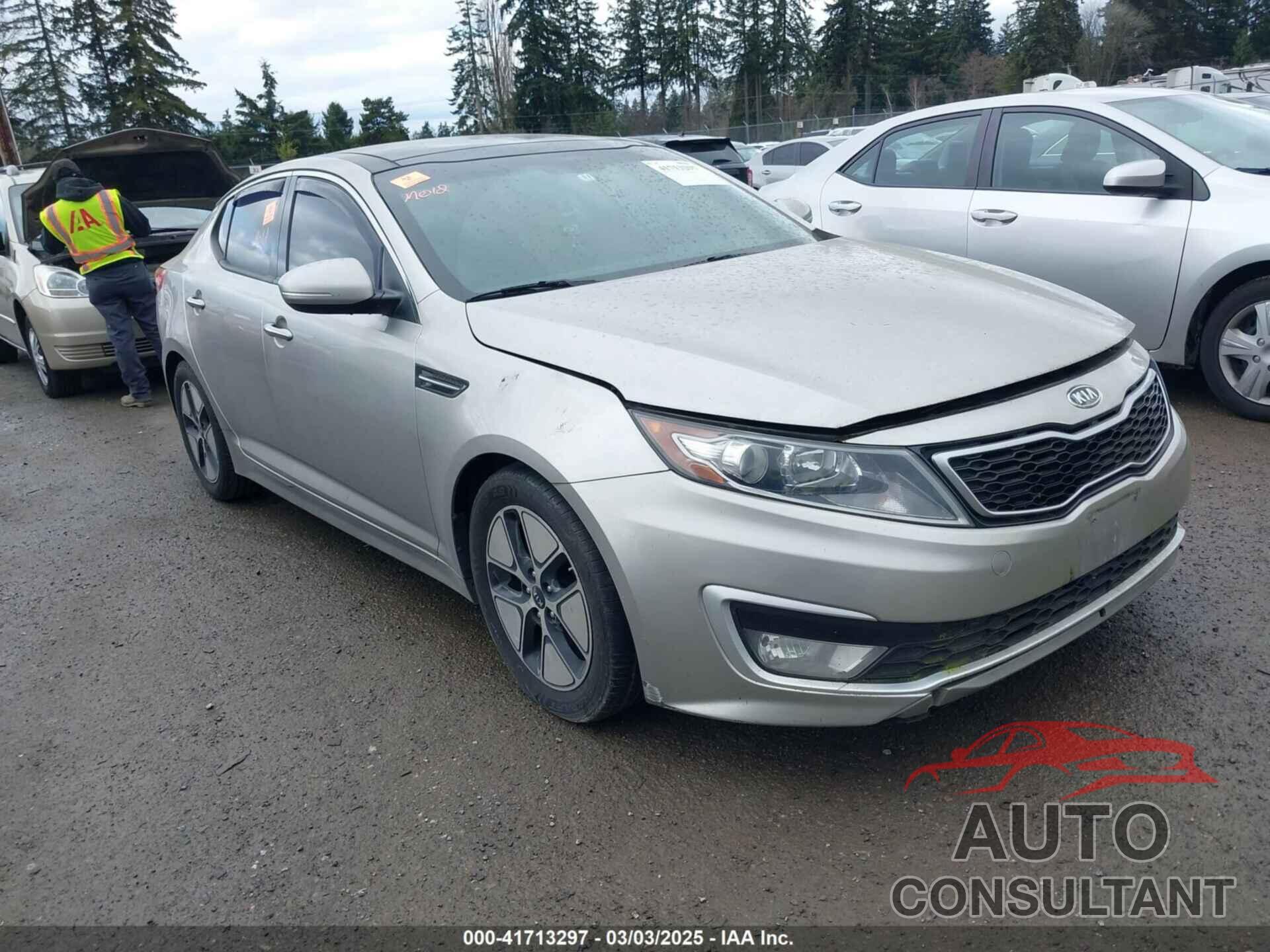 KIA OPTIMA HYBRID 2012 - KNAGM4ADXC5013368