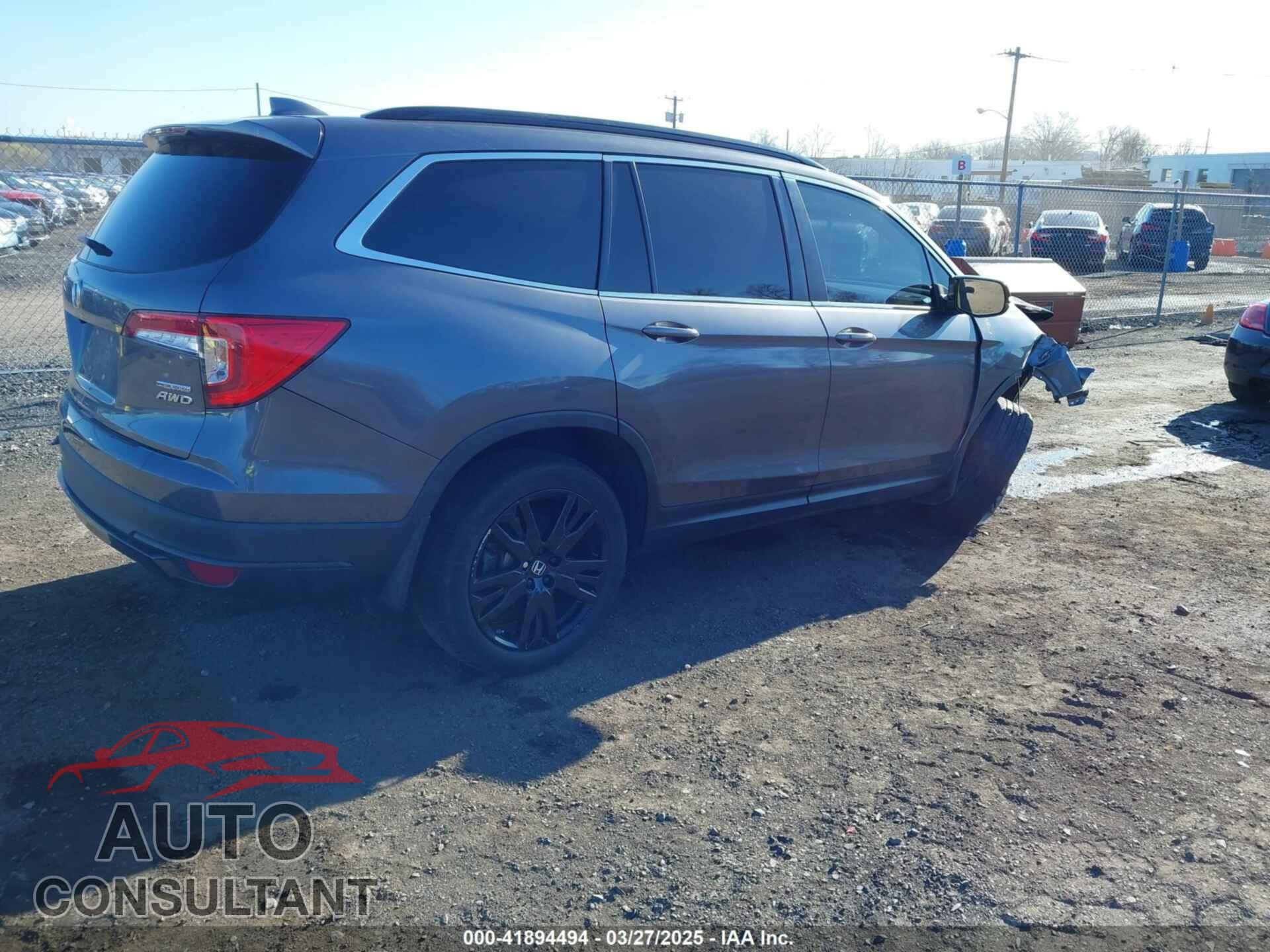 HONDA PILOT 2021 - 5FNYF6H25MB041029