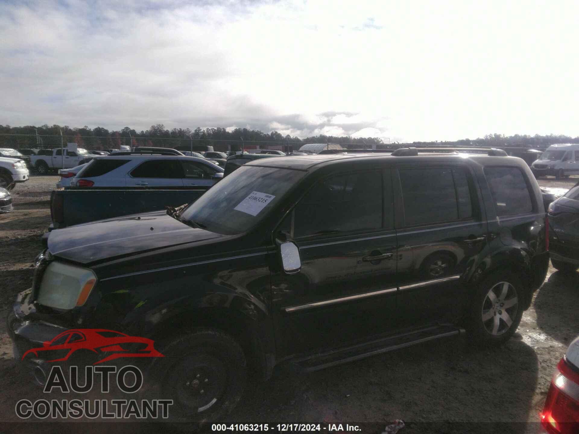 HONDA PILOT 2012 - 5FNYF3H90CB035309