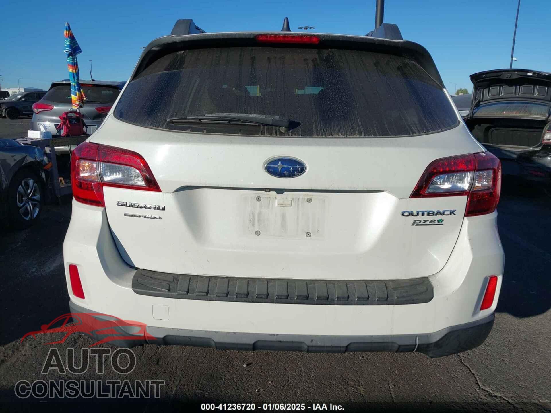 SUBARU OUTBACK 2016 - 4S4BSAHC8G3206226